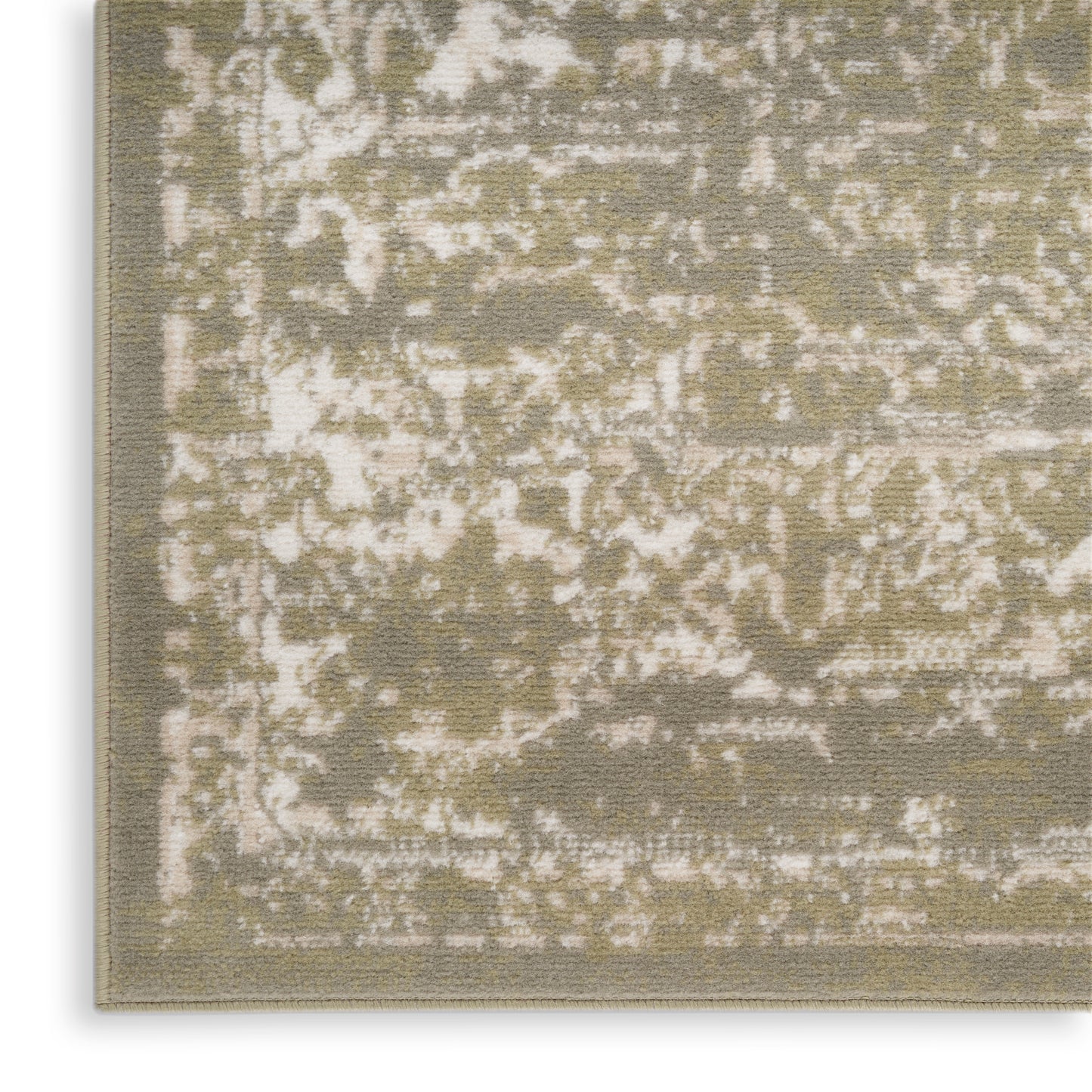 Nourison Home Grafix GRF14 Olive  Transitional Machinemade Rug