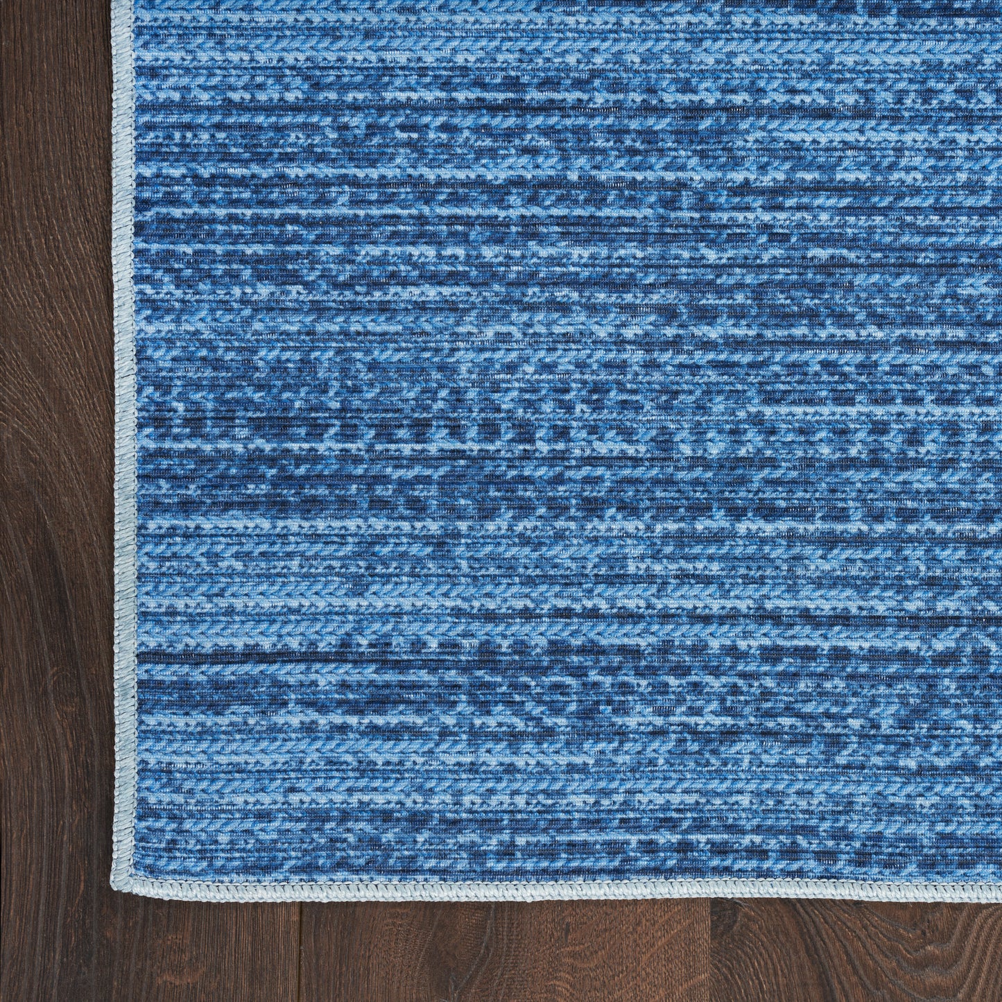 Nourison Home Nourison Washables NWB03 Blue  Contemporary Machinemade Rug