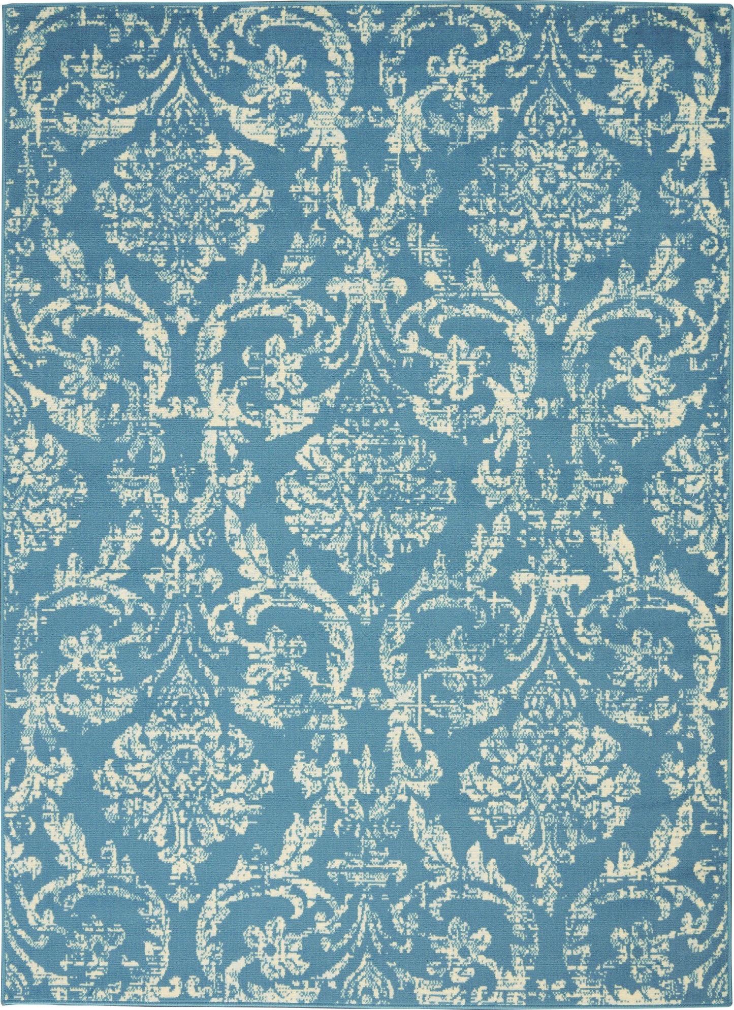 Nourison Home Jubilant JUB09 Blue  Transitional Machinemade Rug