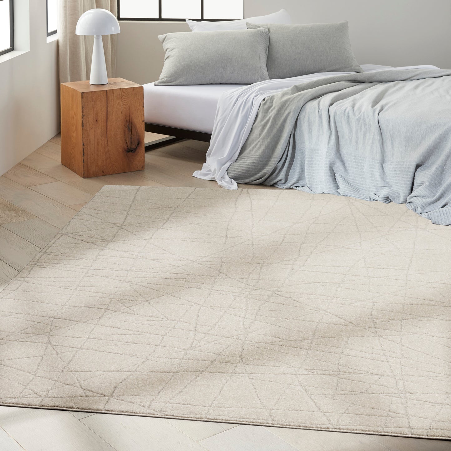 Calvin Klein Ck023 Balance BLN02 Ivory  Contemporary Machinemade Rug