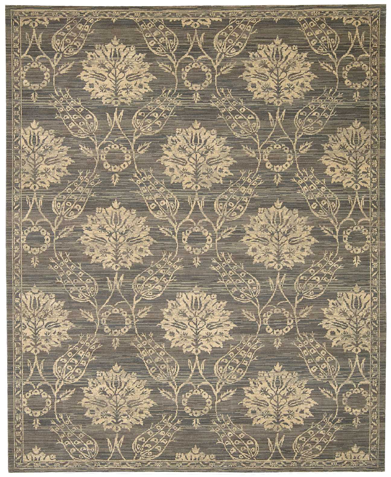 Nourison Home Silk Elements SKE31 Graphite  Traditional Loom Rug