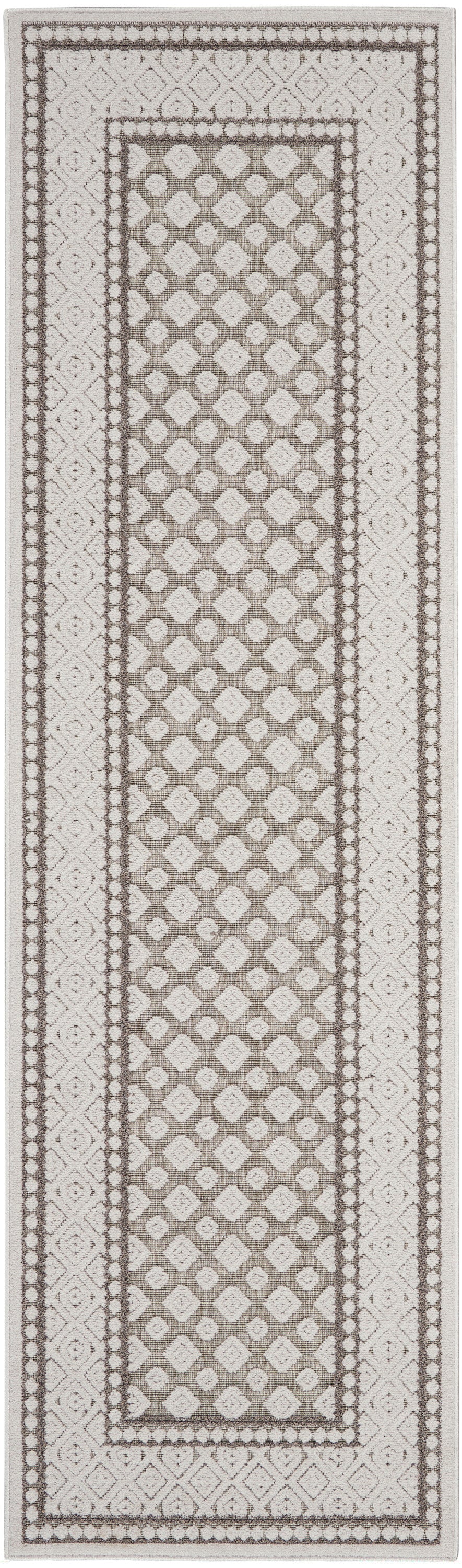 Nourison Home Key Largo KLG02 Lt Grey  Transitional Machinemade Rug