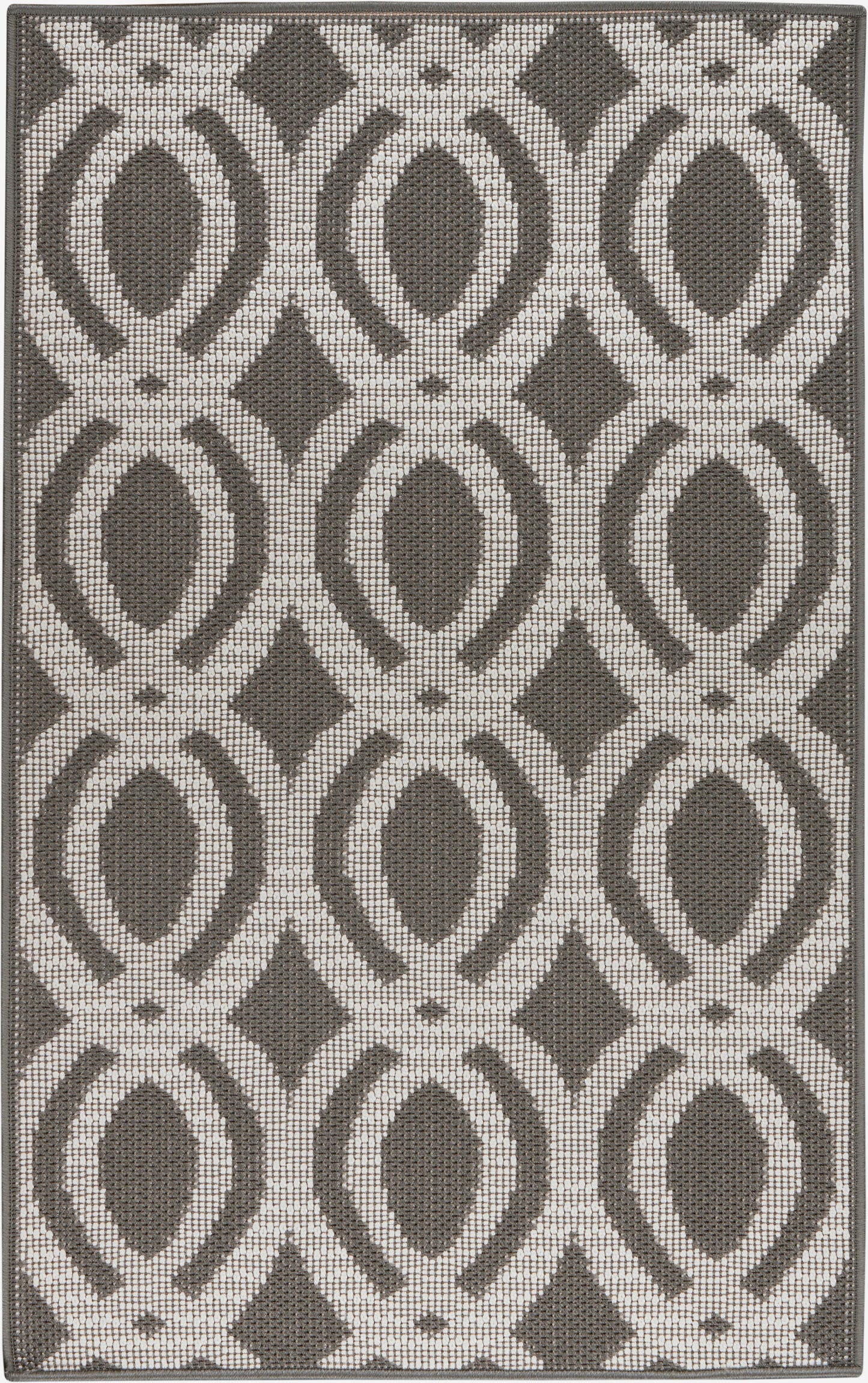 Nourison Home Aruba ARB05 Ivory Grey Contemporary Machinemade Rug