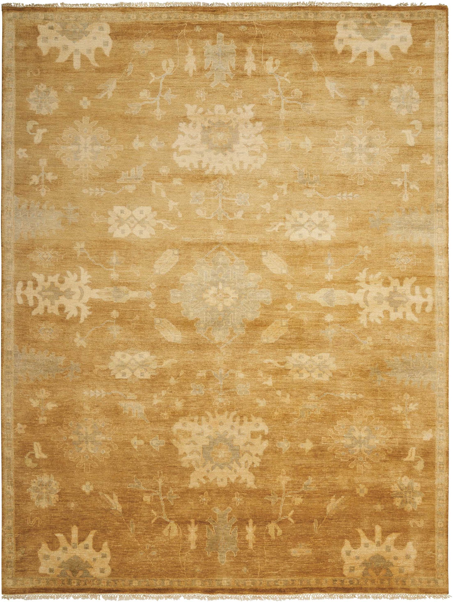 Nourison Home Grand Estate GRA03 Tobacco  Traditional Knotted Rug