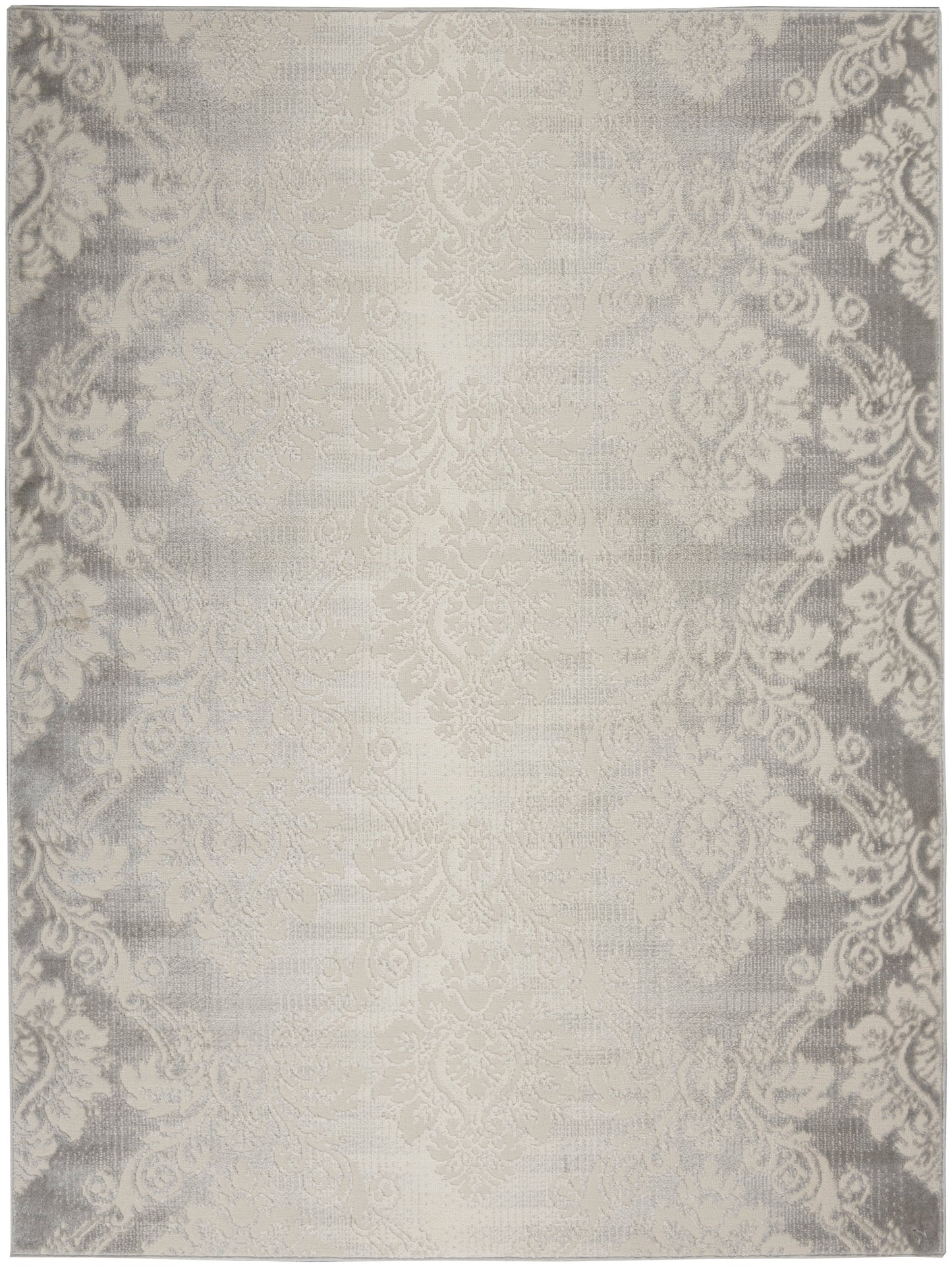 Nourison Home Elation ETN03 Ivory Grey  Traditional Machinemade Rug