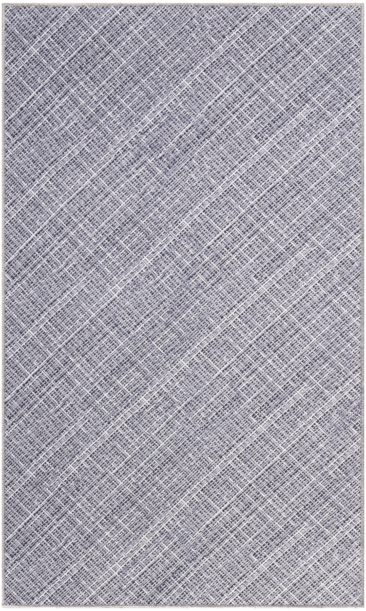 Nourison Home Nourison Washables NWB08 Grey  Contemporary Machinemade Rug