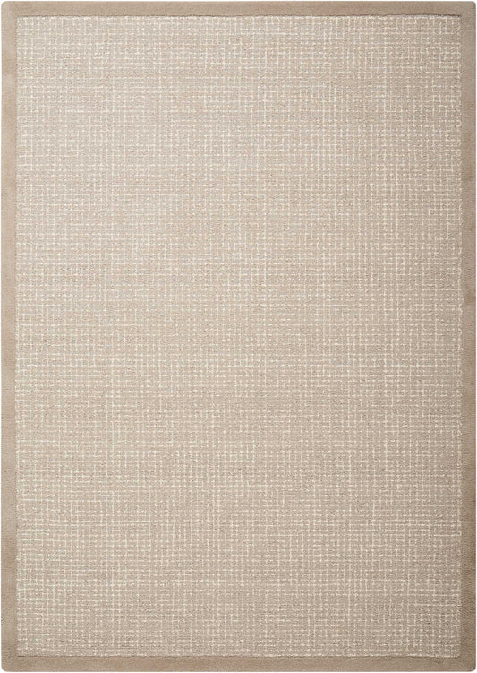 Nourison Home River Brook KI809 Taupe Ivory Contemporary Tufted Rug