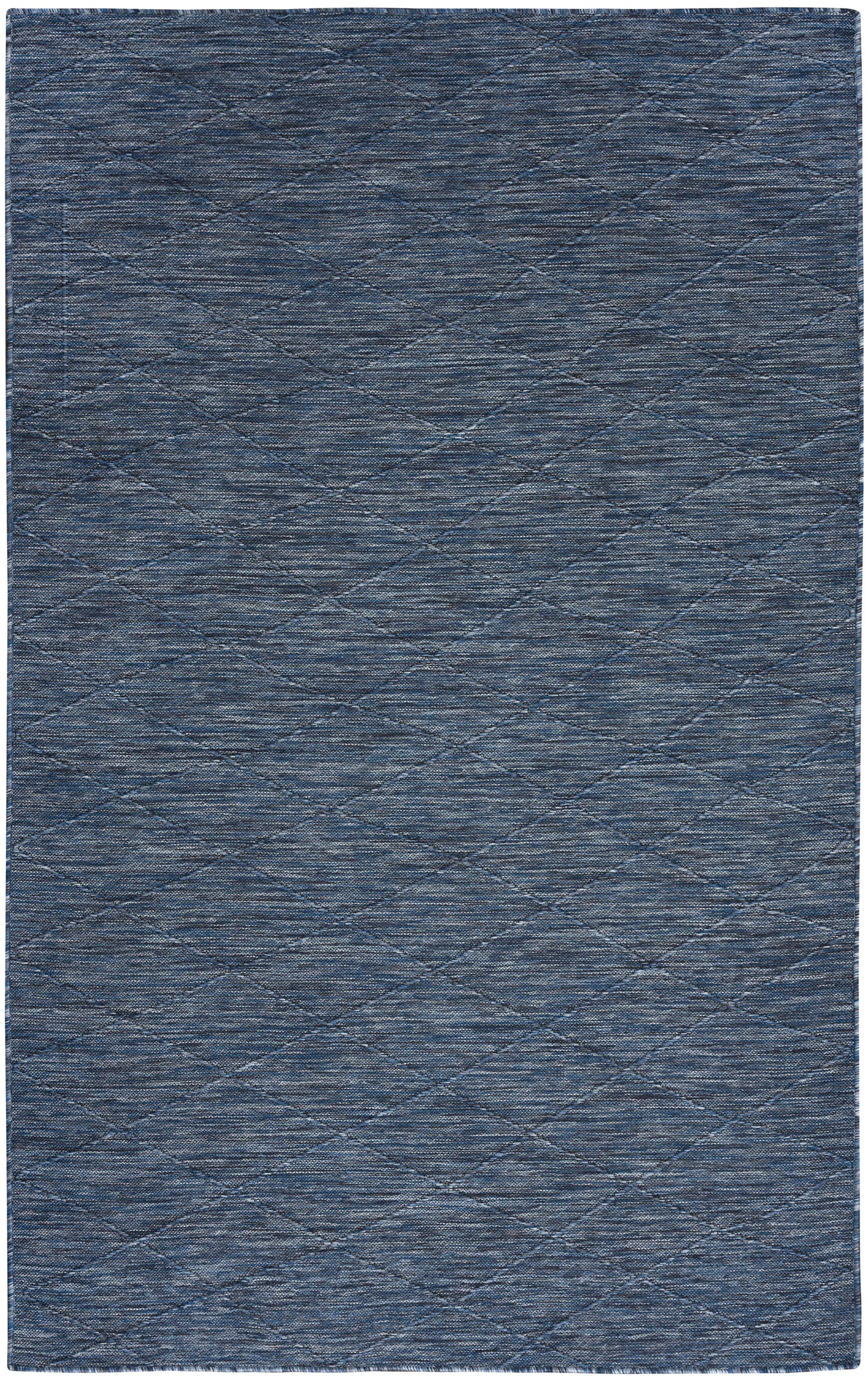 Nourison Home Washable Solutions WSL01 Navy Blue  Contemporary Machinemade Rug