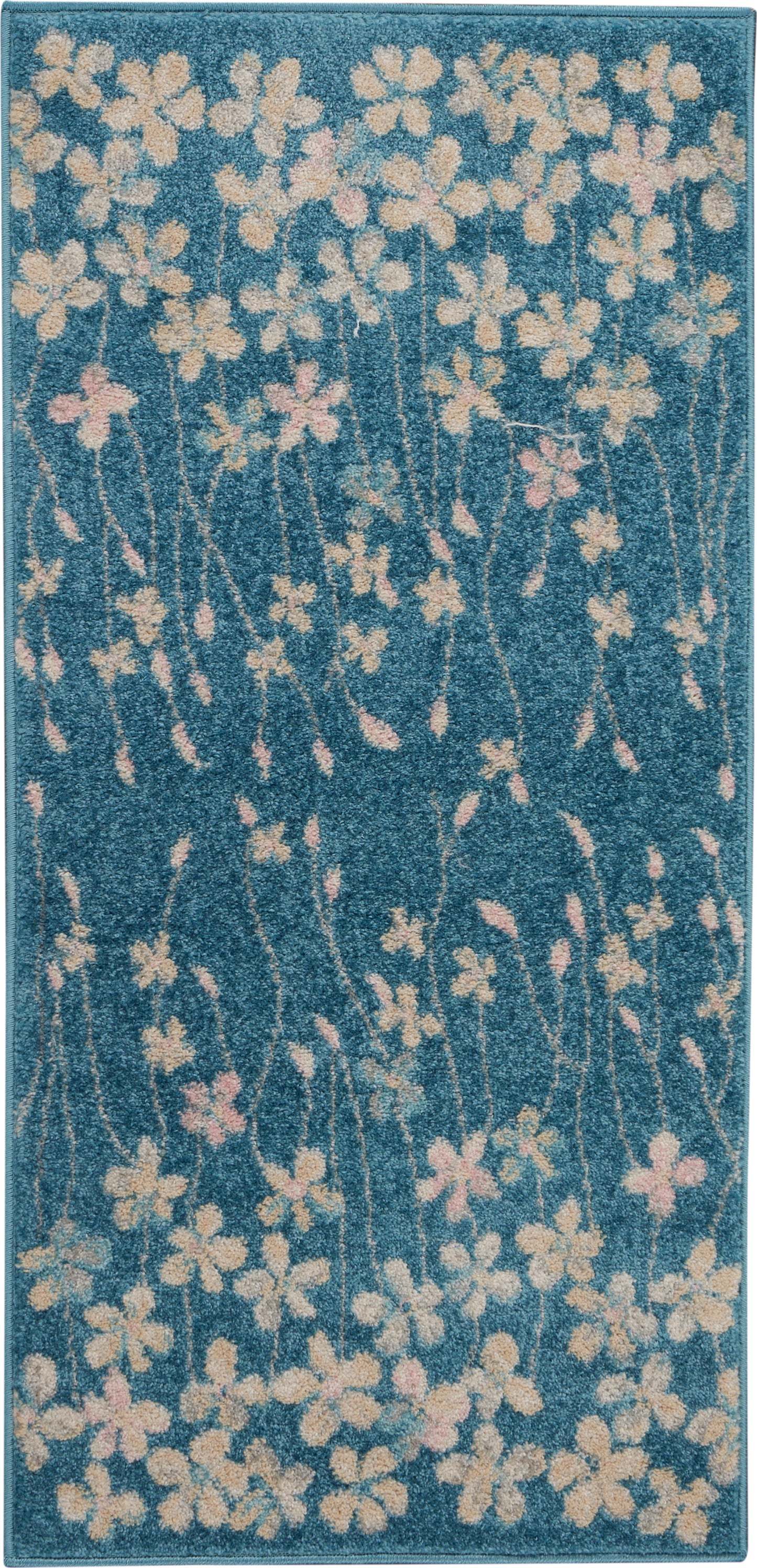 Nourison Home Tranquil TRA04 Turquoise Contemporary Machinemade Rug