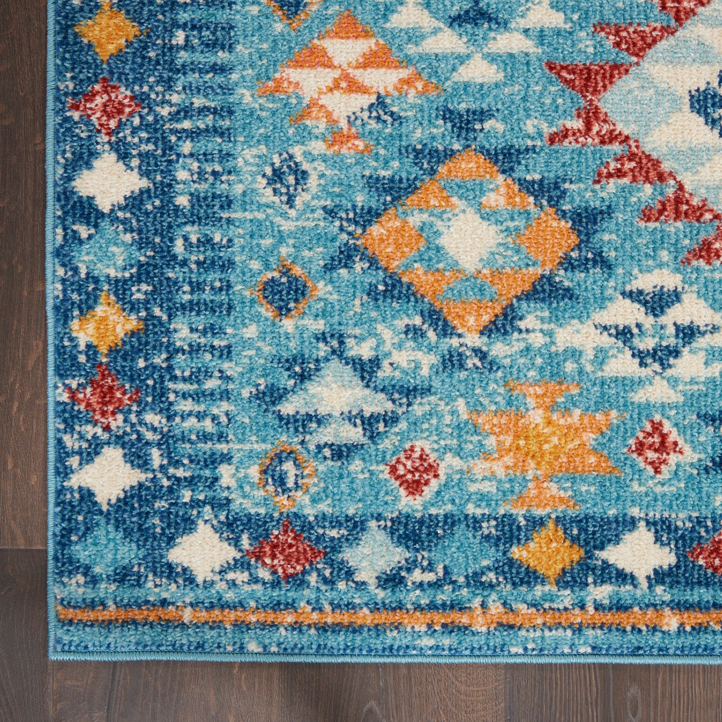 Nourison Home Passion PSN47 Blue Multicolor  Transitional Machinemade Rug