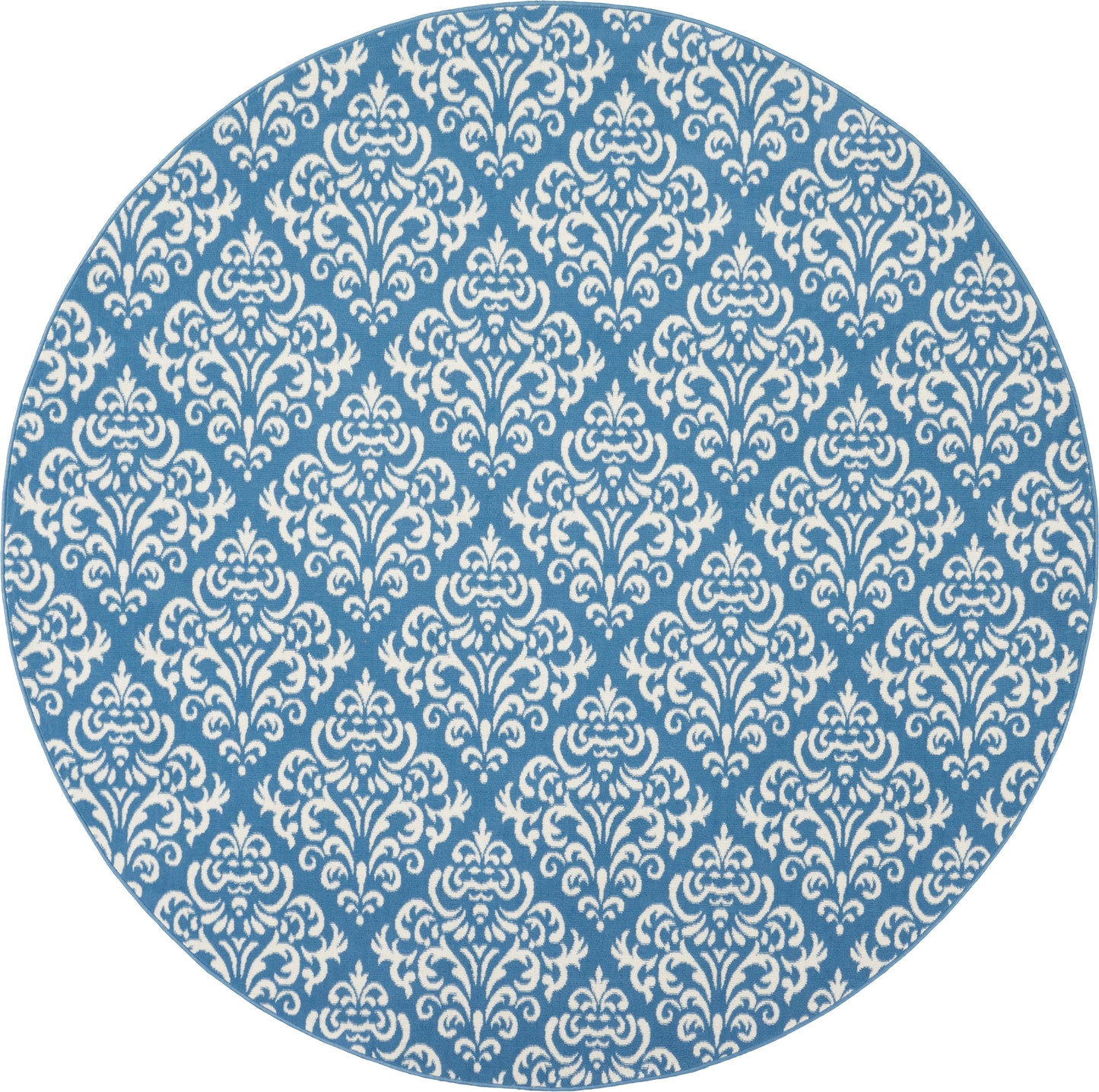 Nourison Home Grafix GRF06 Blue  Transitional Machinemade Rug