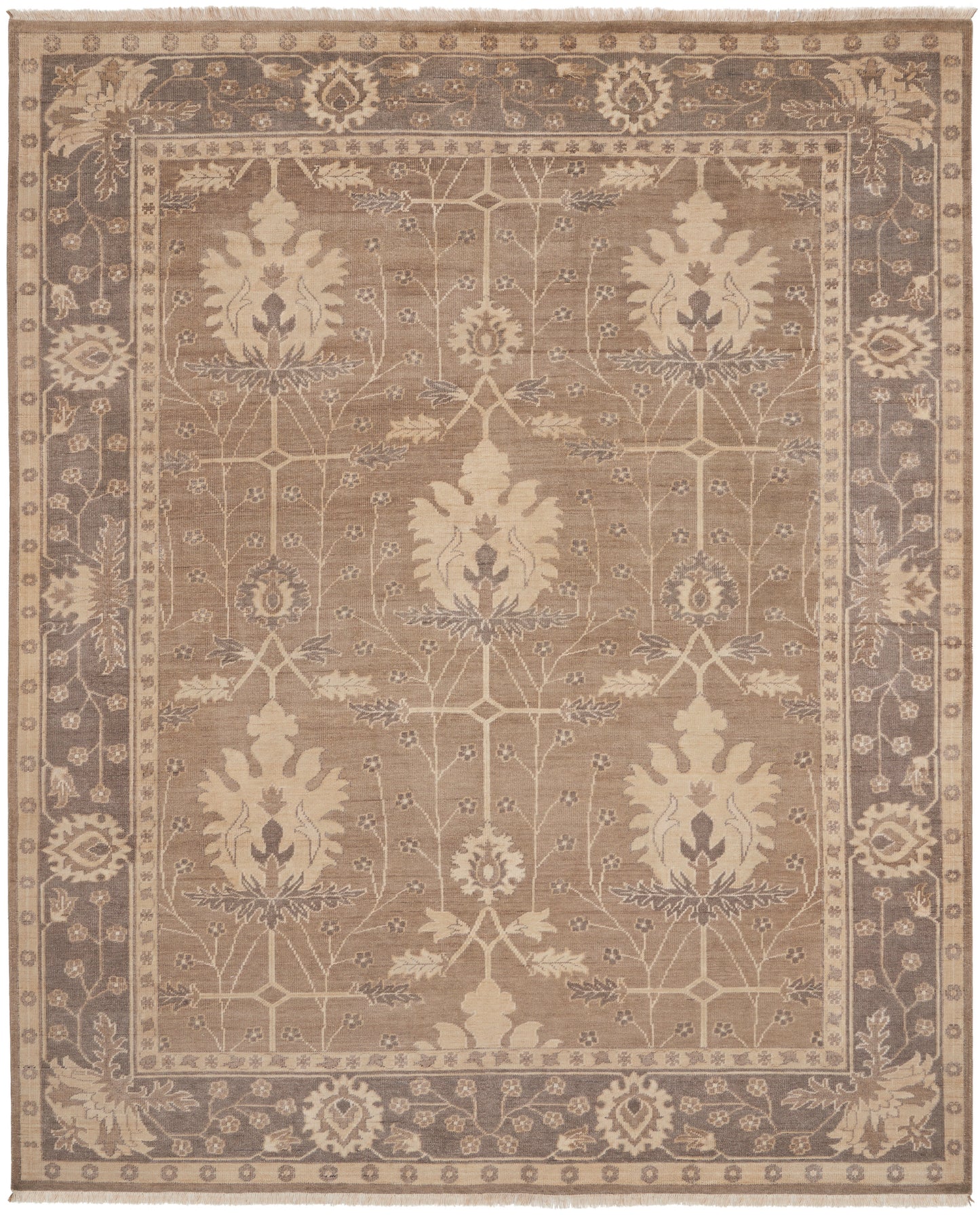 Nourison Home Aldora ALD03 Opal Grey  Traditional Knotted Rug