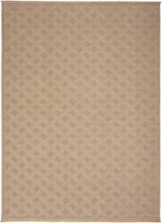 Nourison Home Washable Jute WSJ02 Natural  Contemporary Woven Rug