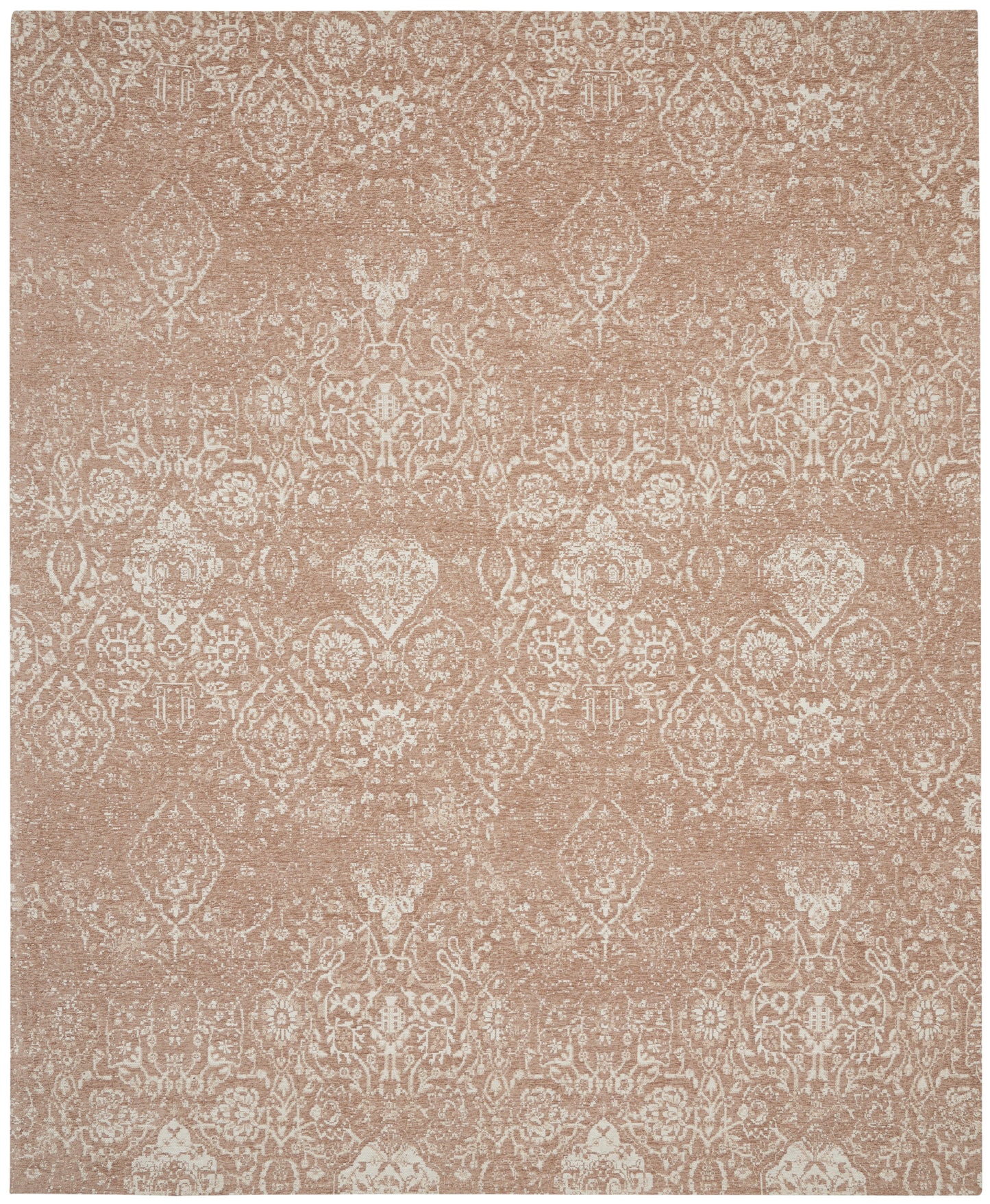 Nourison Home Damask DAS06 Beige Ivory  Transitional Machinemade Rug