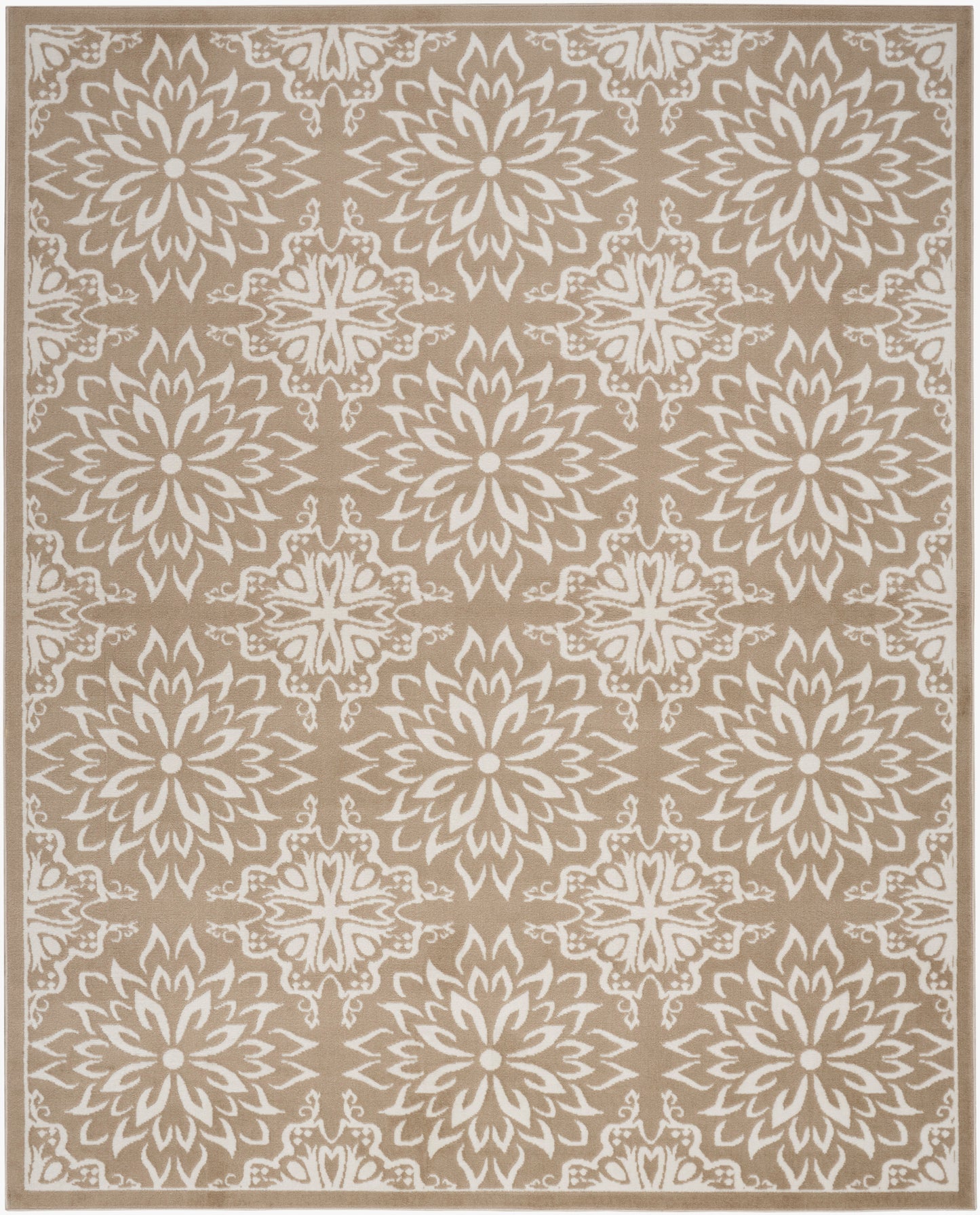 Nourison Home Jubilant JUB06 Taupe  Transitional Machinemade Rug