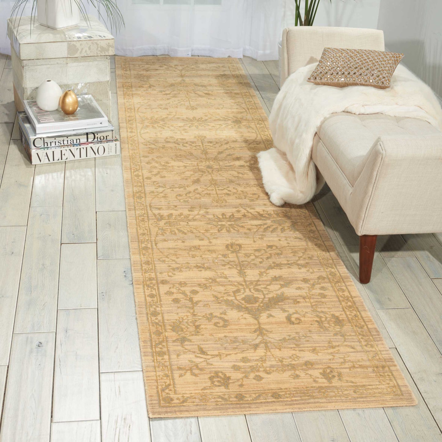 Nourison Home Silk Elements SKE29 Sand  Traditional Loom Rug