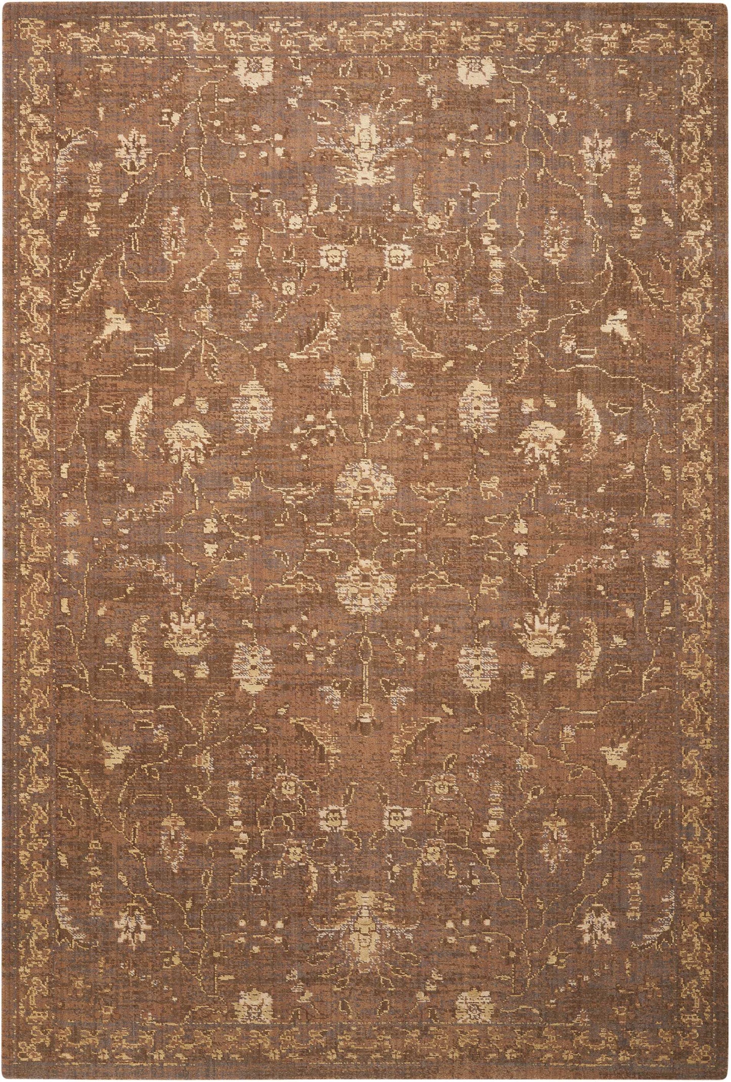 Nourison Home Silk Elements SKE02 Cocoa  Traditional Loom Rug