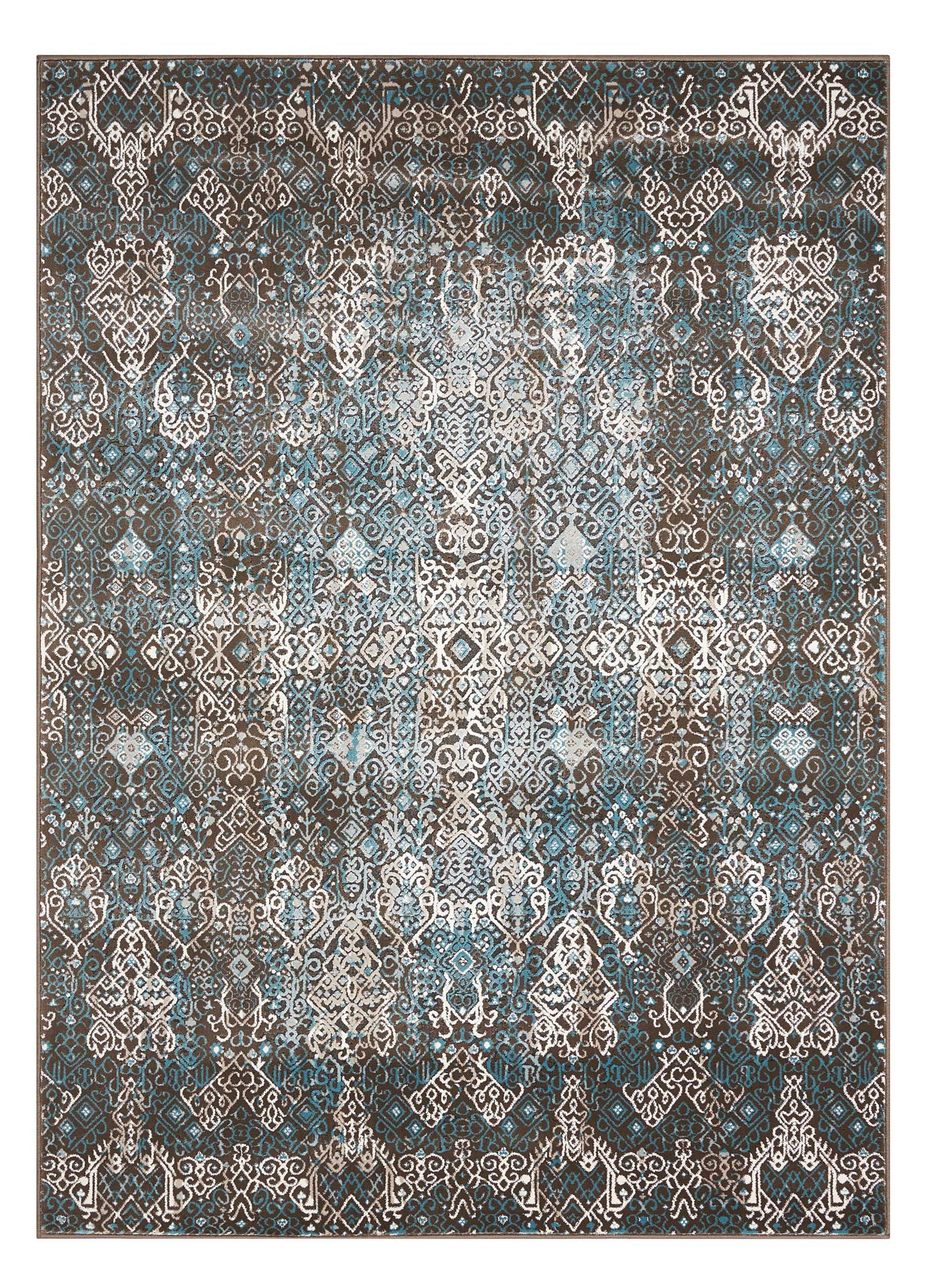 Nourison Home Karma KRM04 Blue  Transitional Machinemade Rug