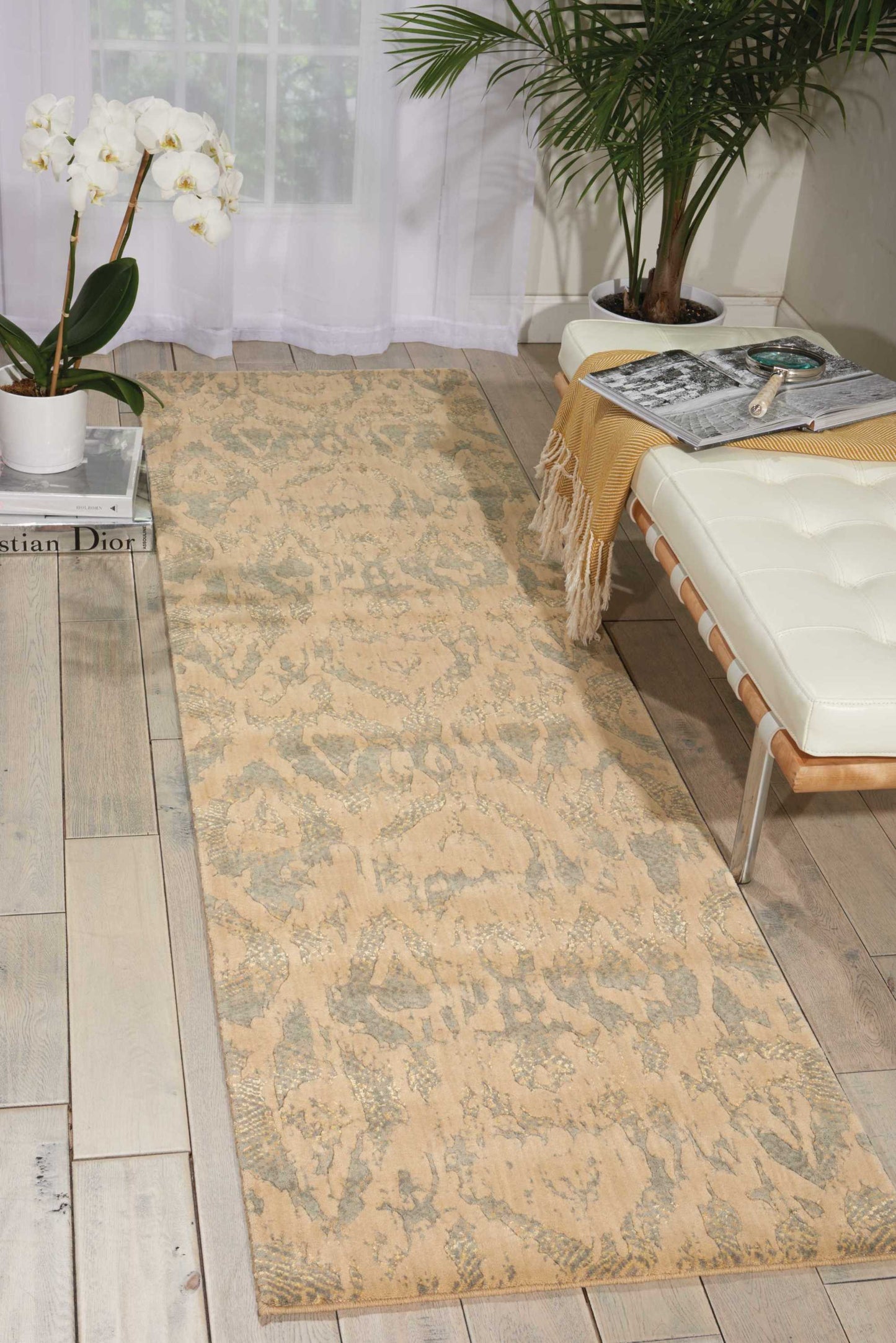 Nourison Home Nepal NEP12 Beige Slate  Transitional Loom Rug