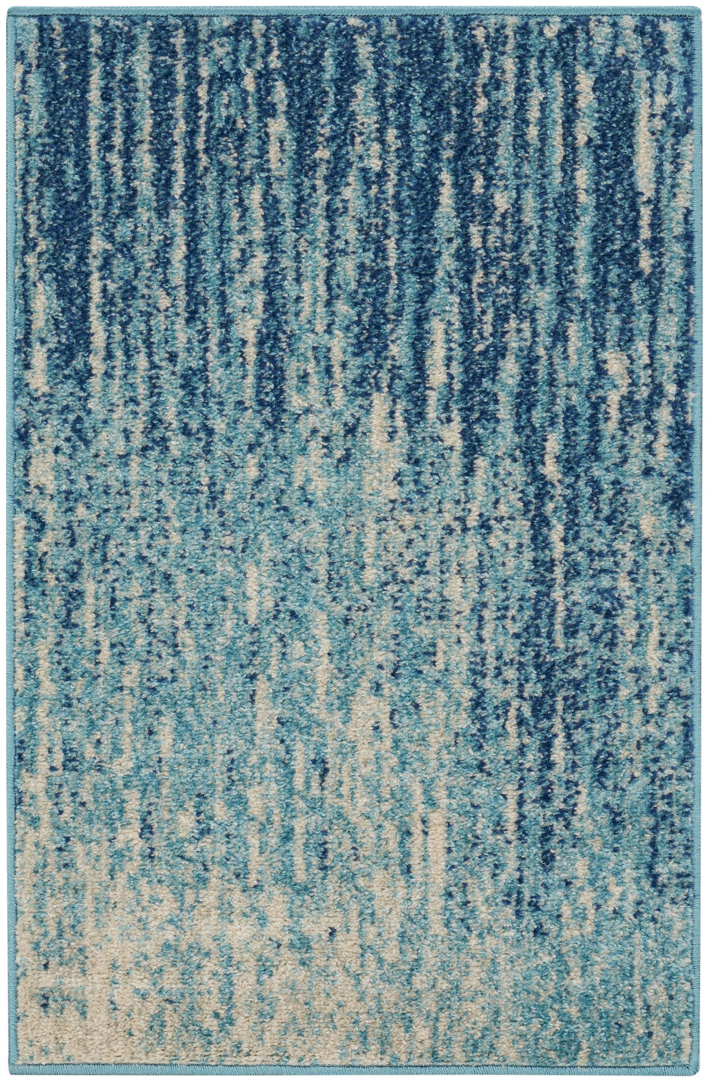 Nourison Home Passion PSN09 Navy Light Blue Contemporary Machinemade Rug