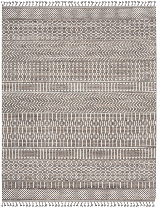 Nourison Home Asilah ASI04 Mocha Ivory  Contemporary Machinemade Rug