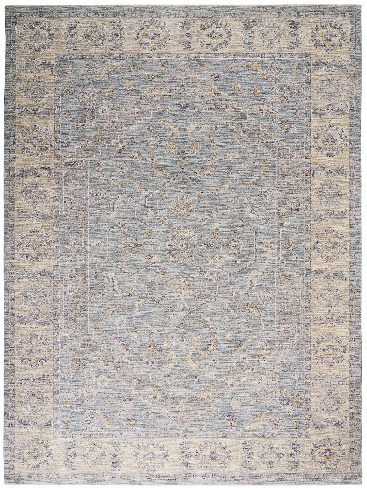 Nourison Home Infinite IFT02 Blue  Traditional Machinemade Rug