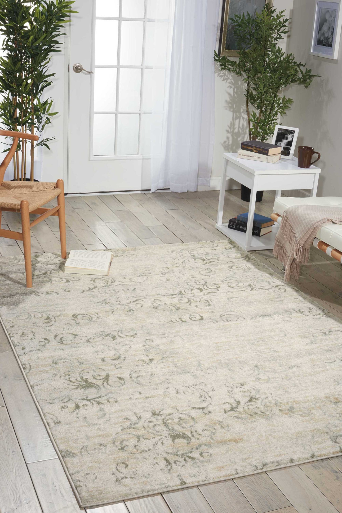 Nourison Home Euphoria EUP01 Bone  Transitional Machinemade Rug