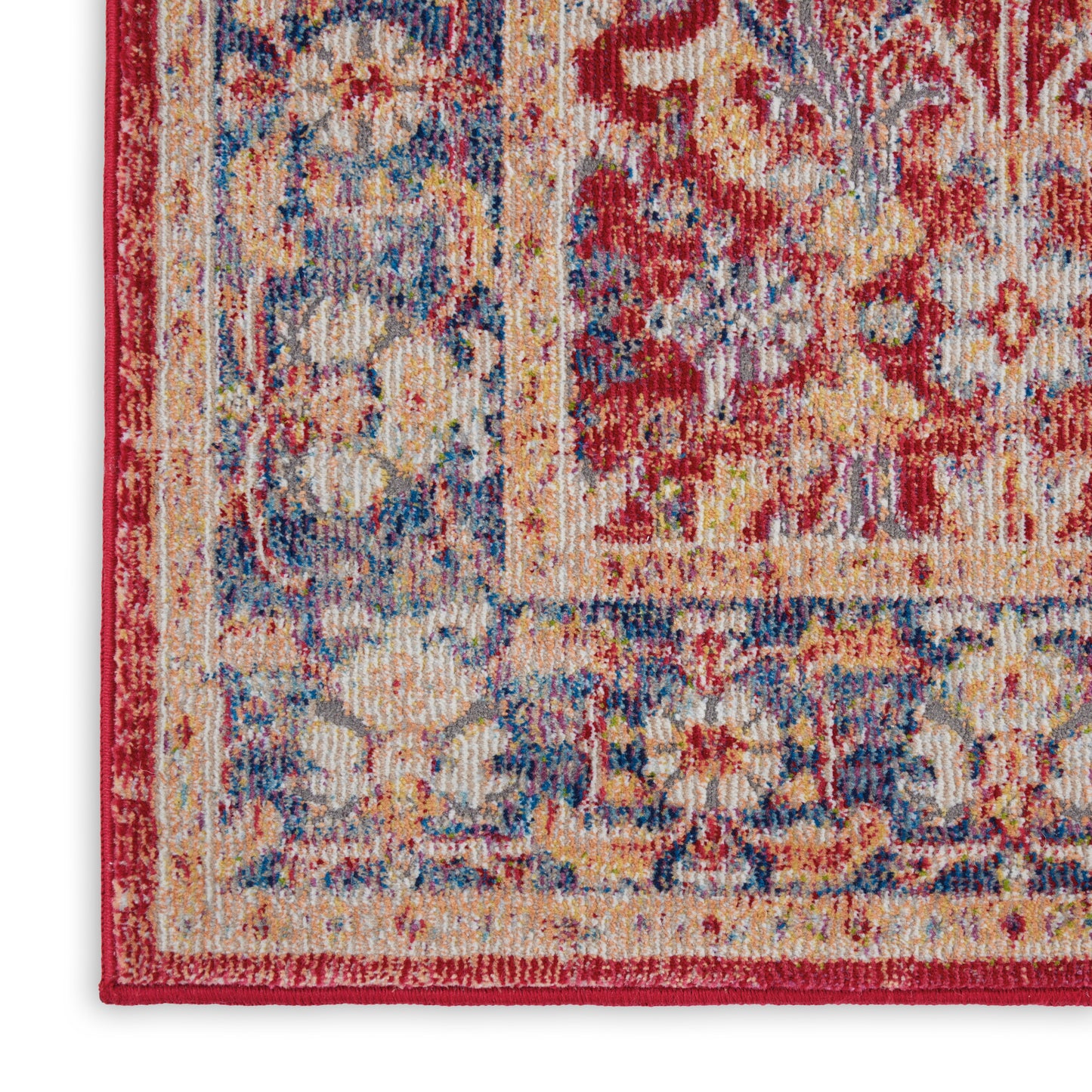 Nourison Home Ankara Global ANR02 Red  Traditional Machinemade Rug