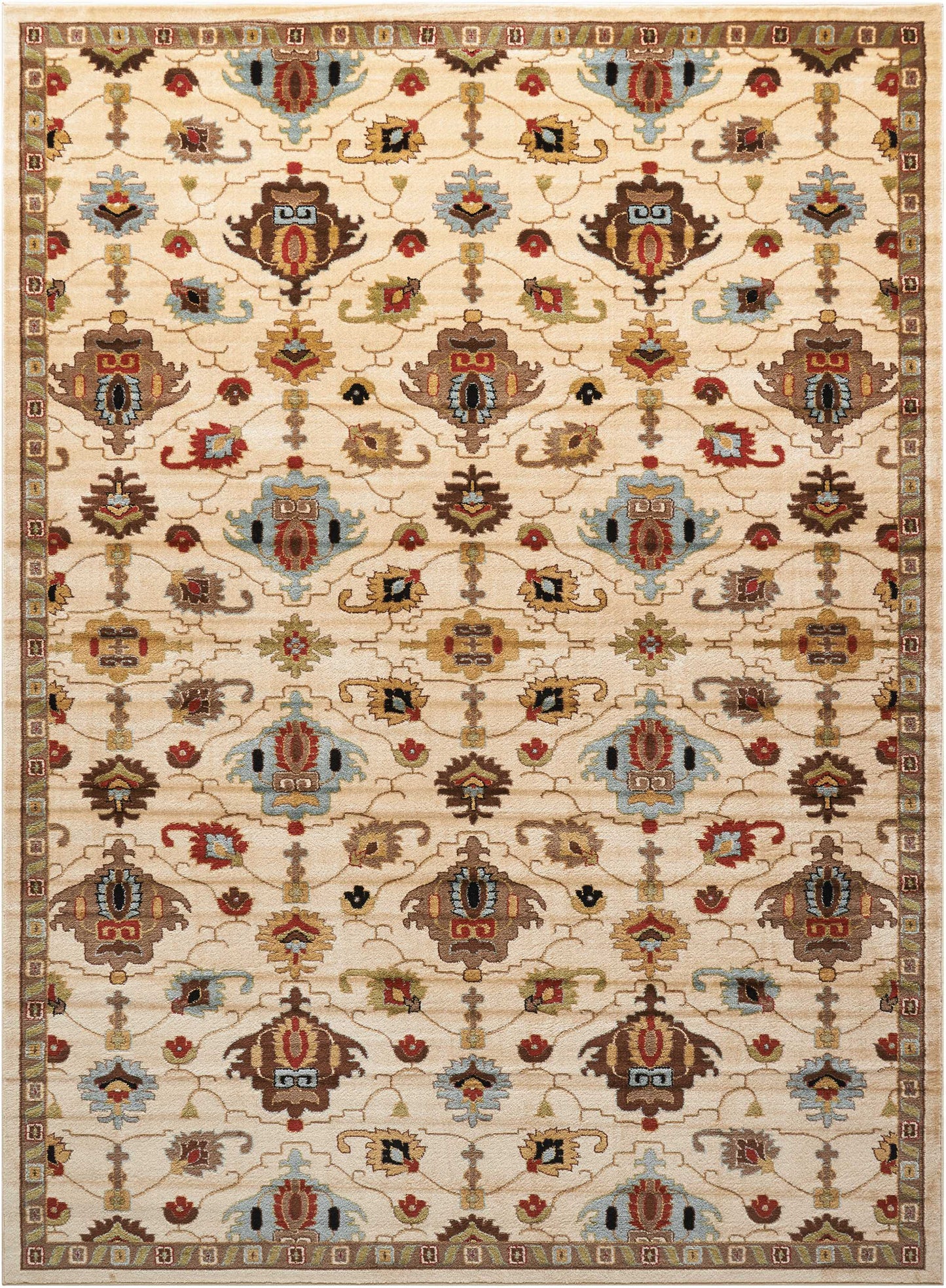 Nourison Home Delano DEL02 Ivory  Traditional Machinemade Rug