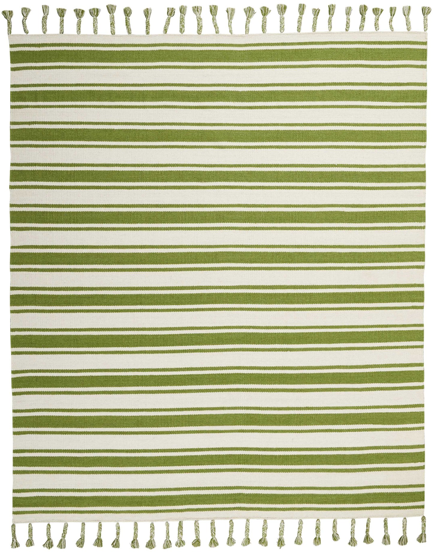 Nourison Home Rio Vista DST01 Ivory Green  Contemporary Woven Rug