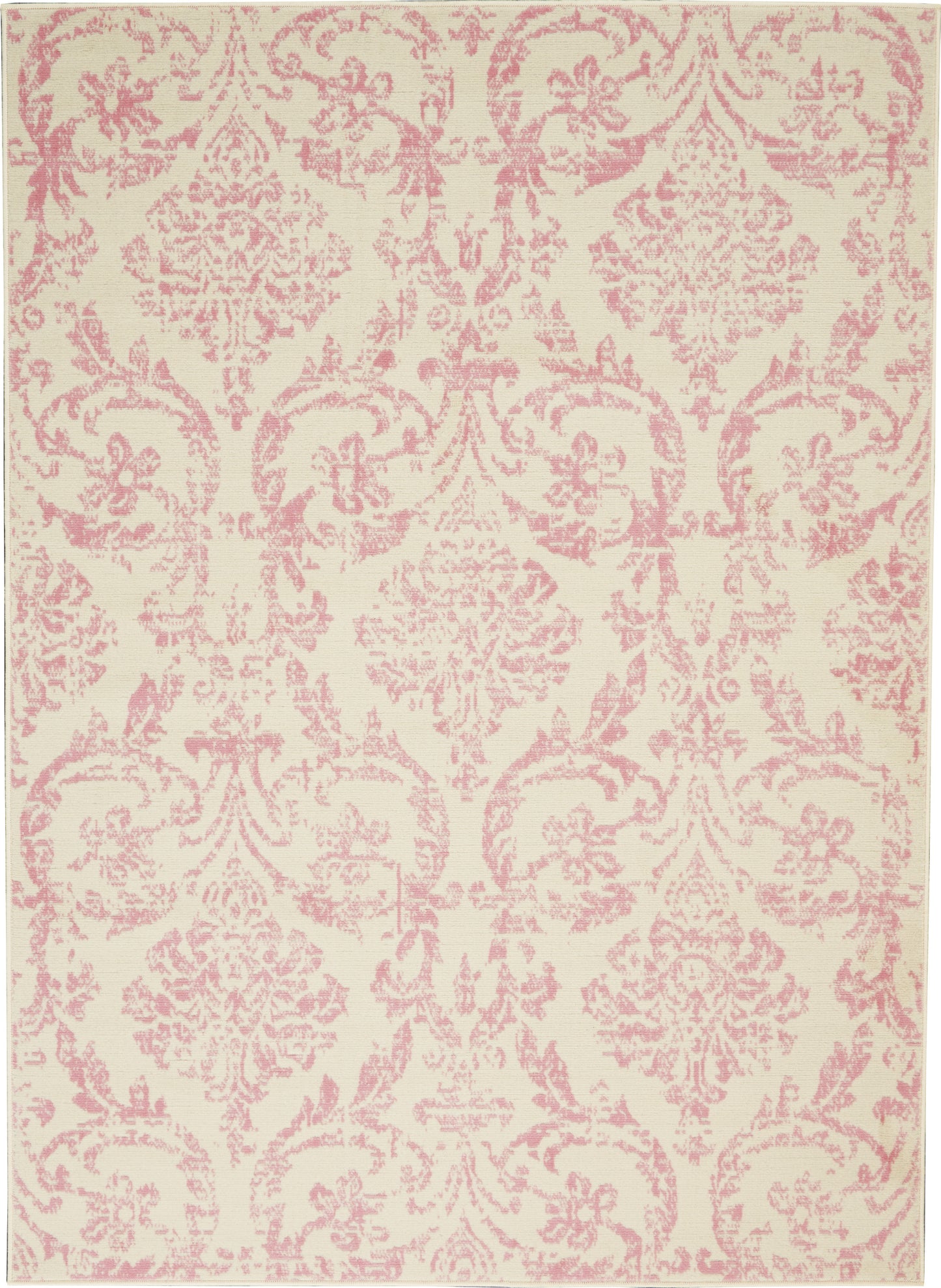 Nourison Home Jubilant JUB09 Ivory Pink  Transitional Machinemade Rug