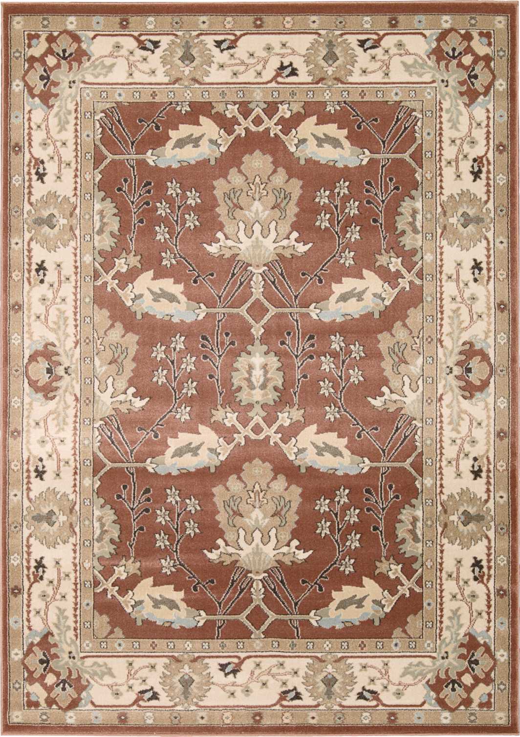 Nourison Home Walden WAL04 Brick  Traditional Machinemade Rug