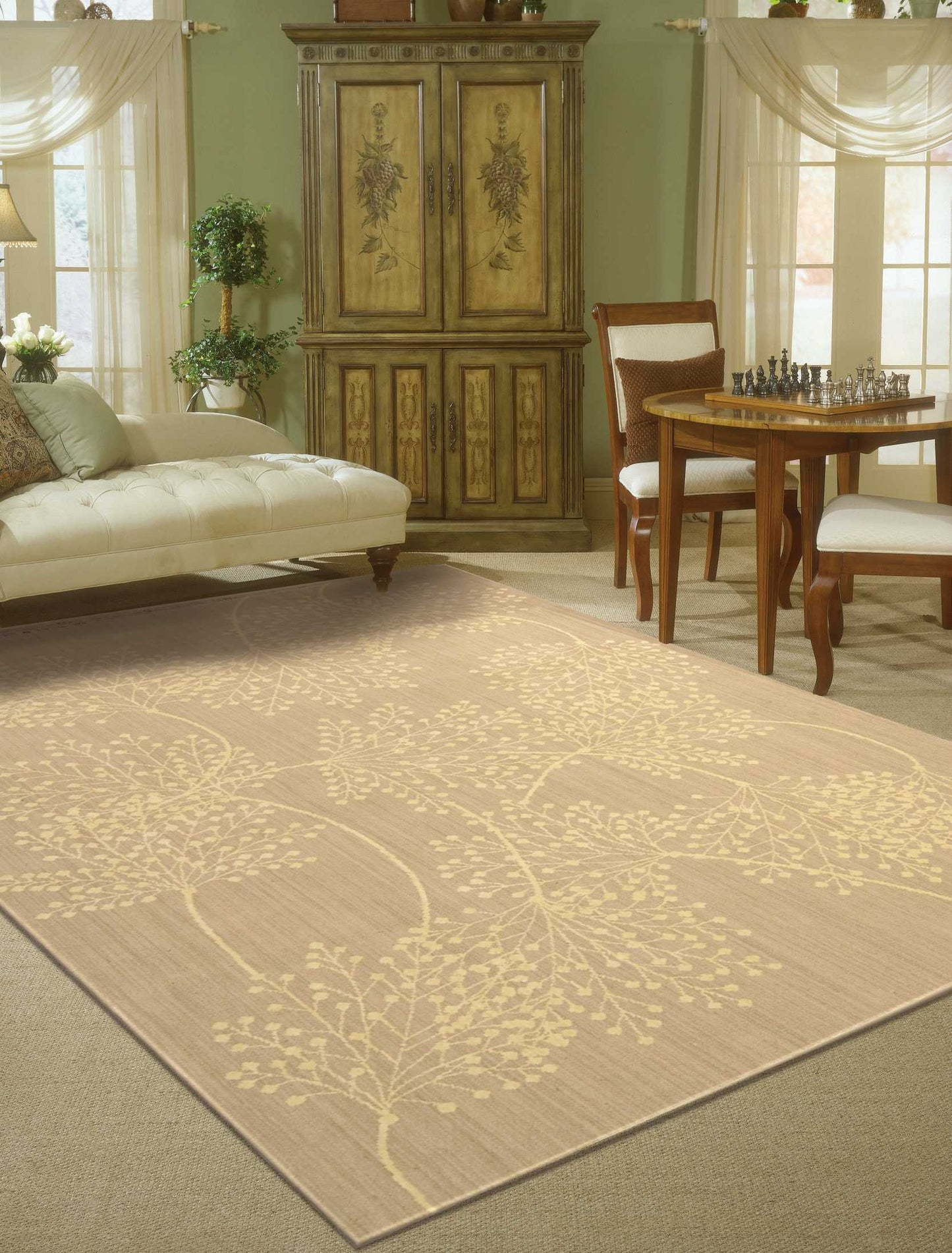 Nourison Home Capri CAP1 Sand  Contemporary Woven Rug