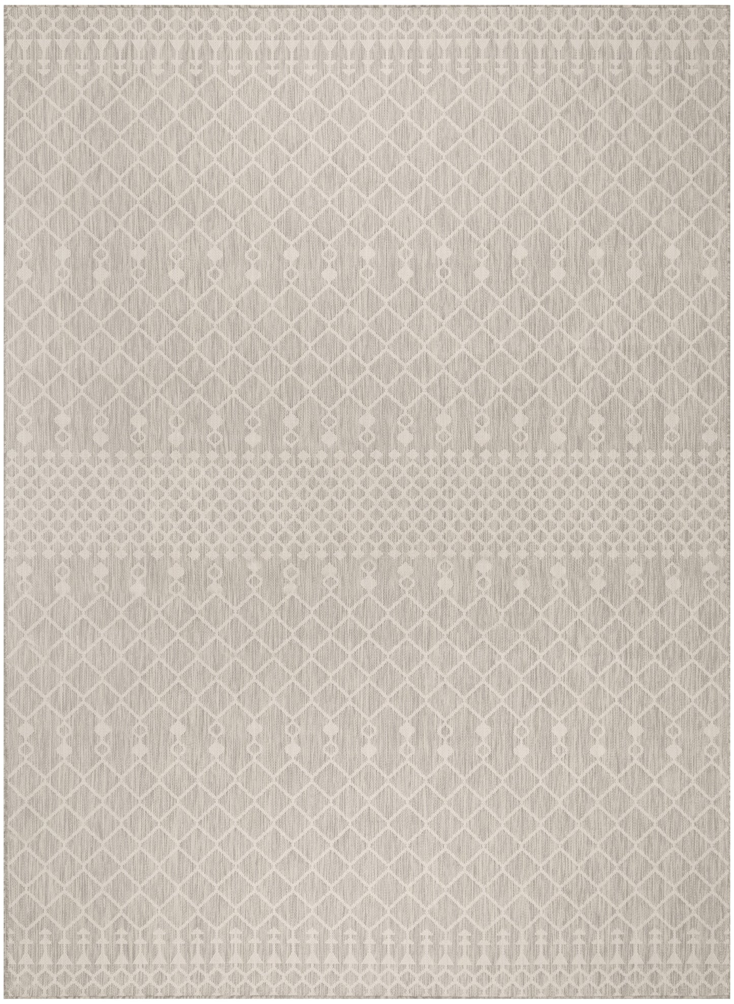 Nourison Home Positano POS02 Light Grey  Contemporary Machinemade Rug