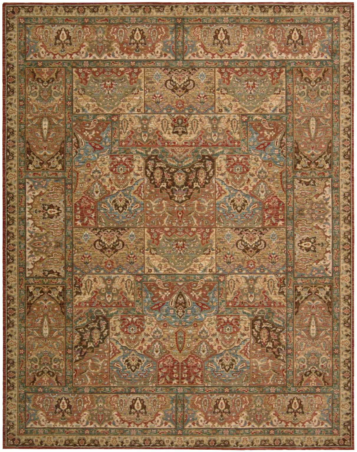 Nourison Home Living Treasures LI02 Multicolor  Traditional Loom Rug