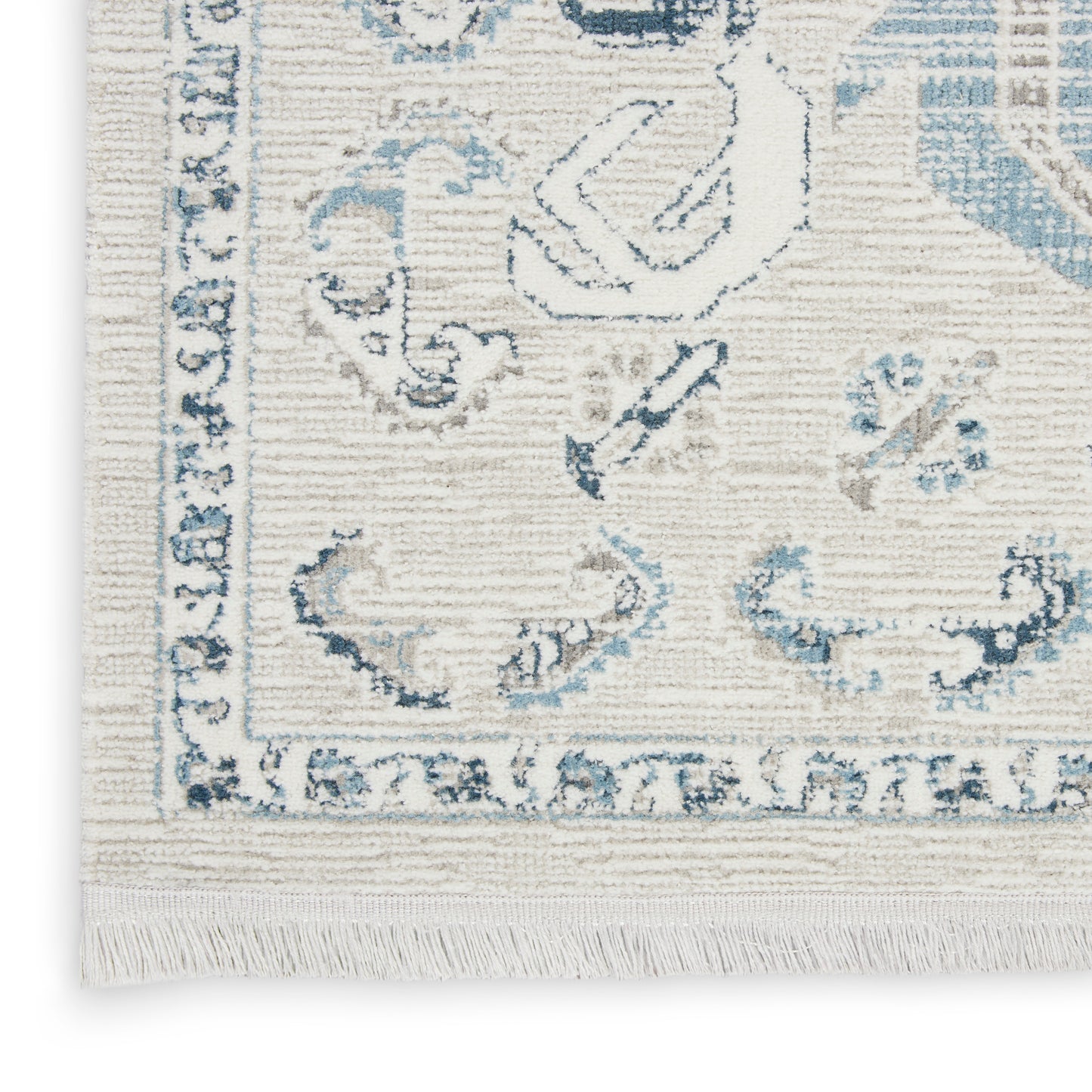 Nourison Home Lennox LEN03 Ivory Grey  Transitional Machinemade Rug