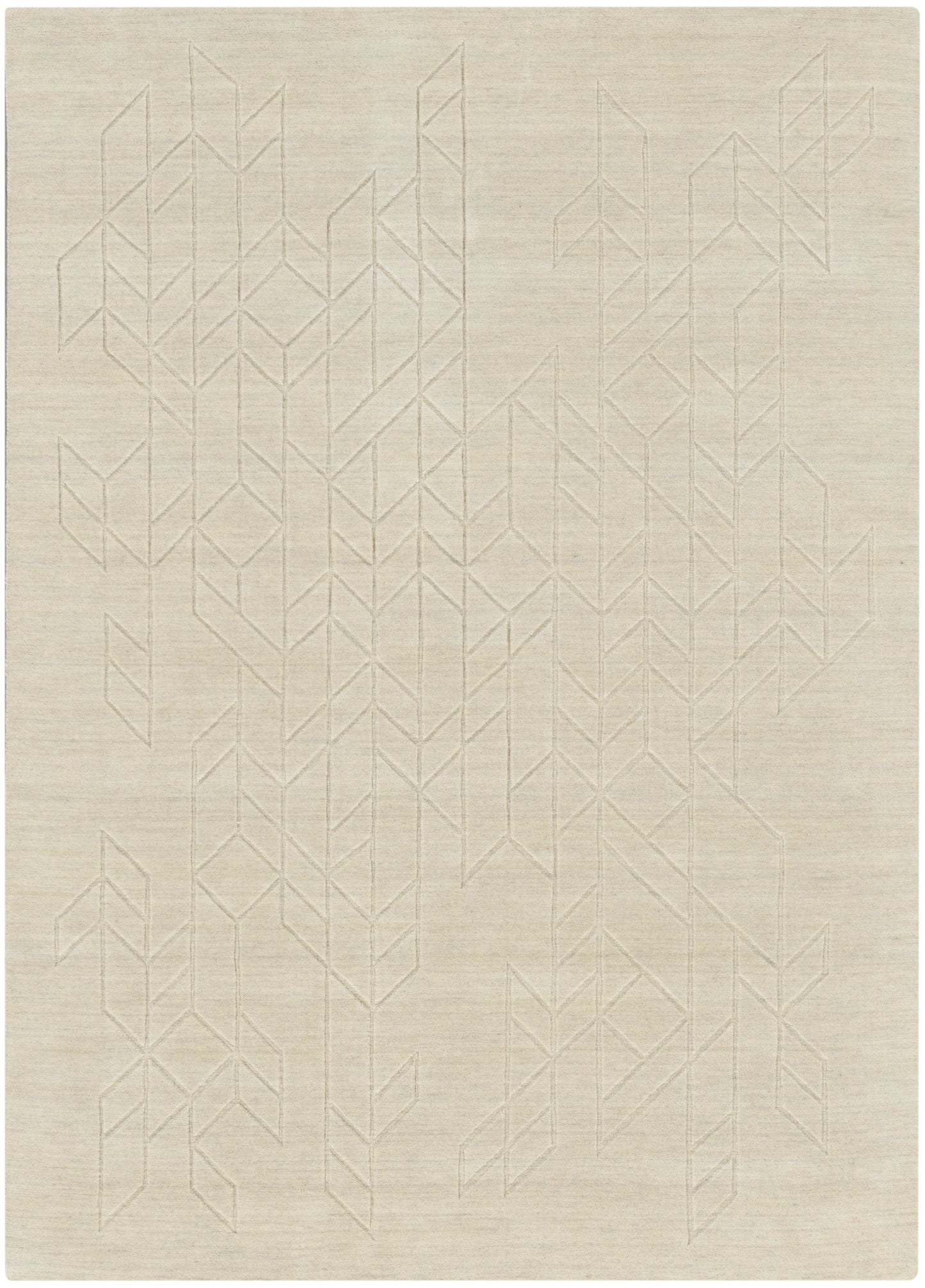 Nourison Home Alessia ALE01 Ivory  Contemporary Knotted Rug