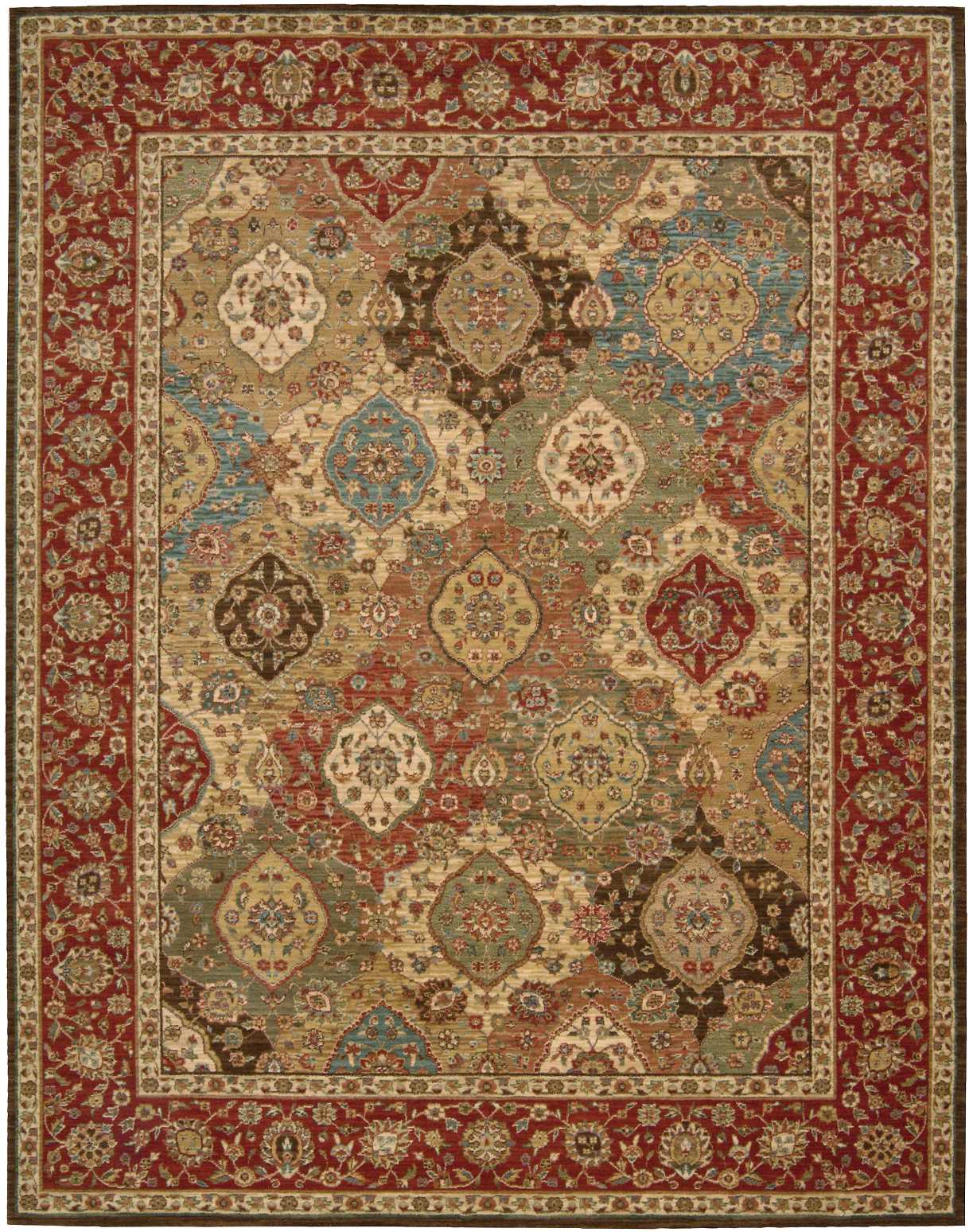 Nourison Home Living Treasures LI03 Multicolor  Traditional Loom Rug