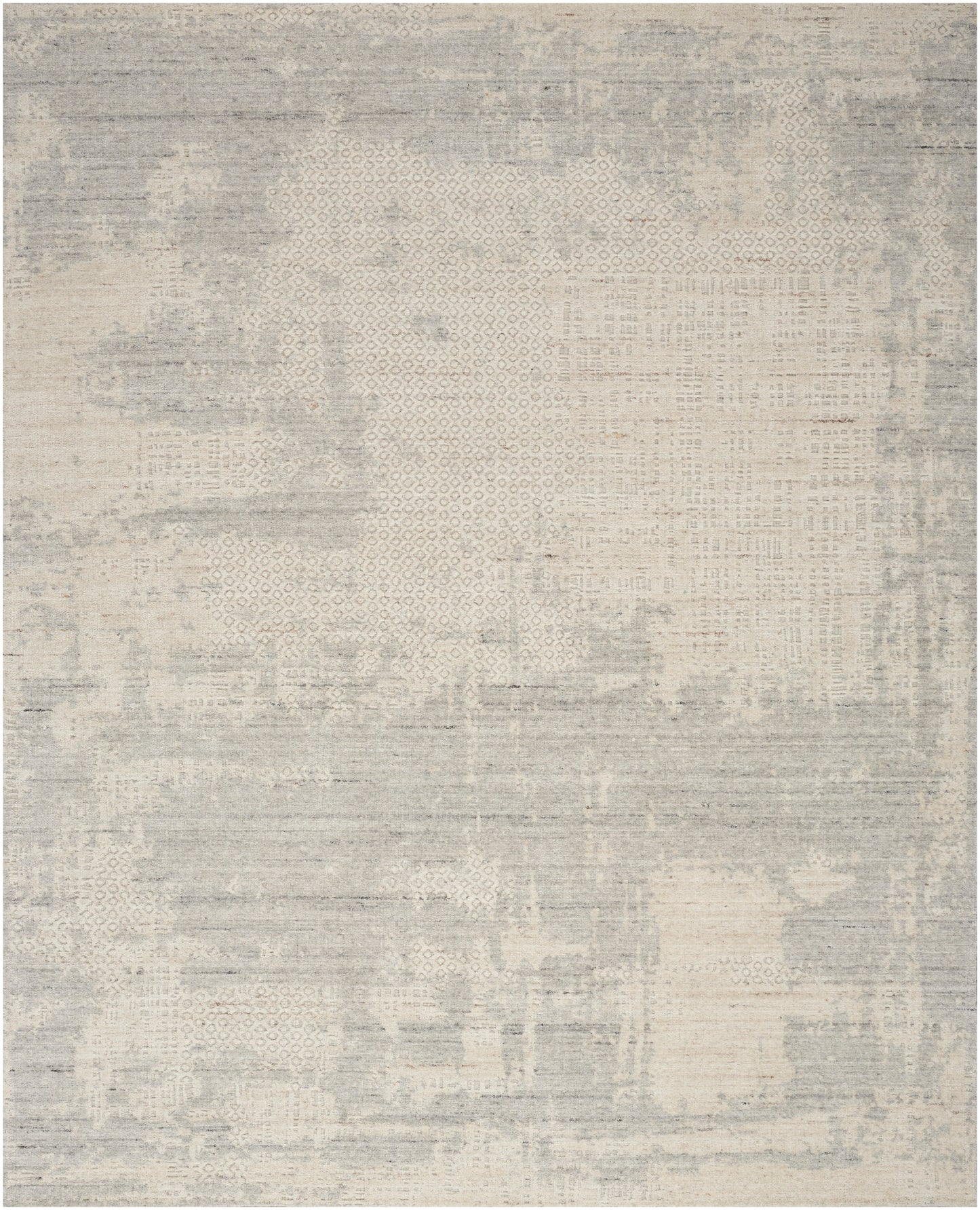 Nourison Home Harmony HAY04 Ivory Grey Contemporary  Rug