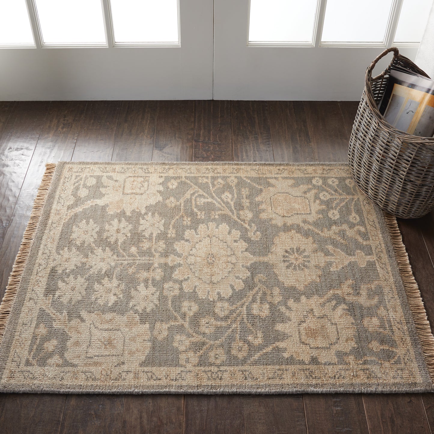 Nourison Home Aldora ALD08 Aubergine  Traditional Knotted Rug