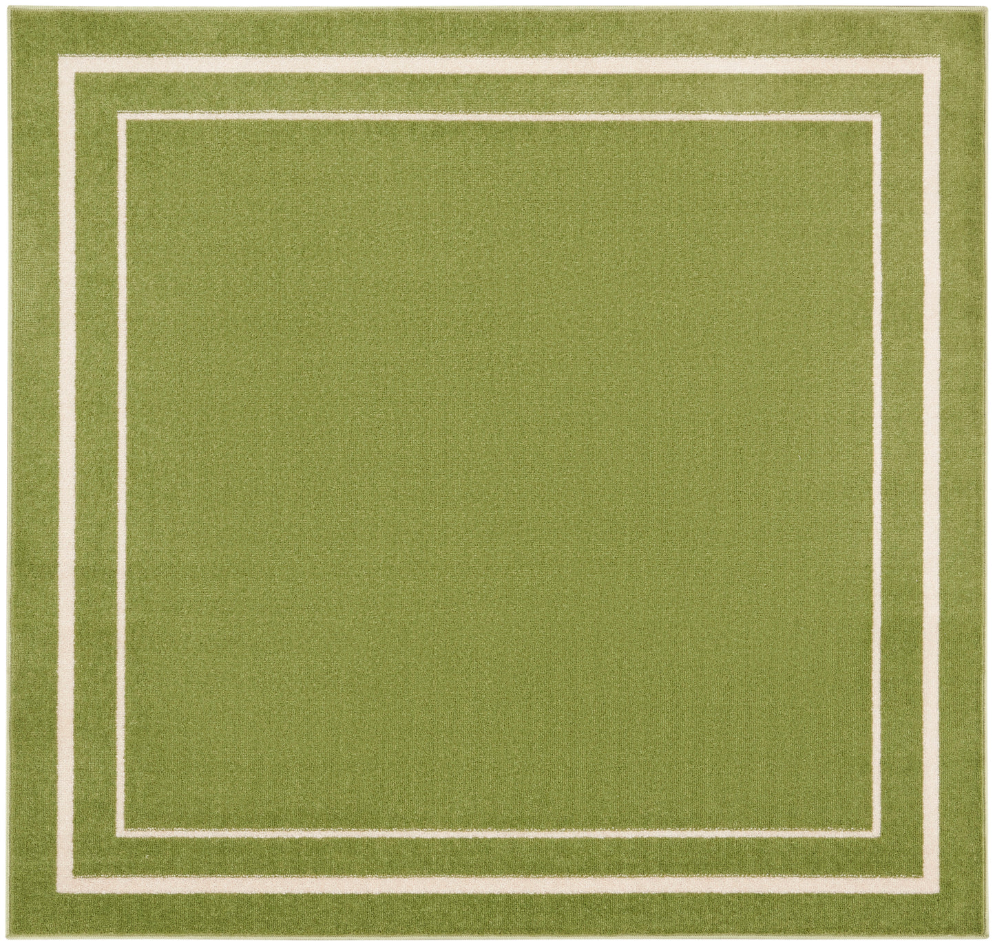 Nourison Home Nourison Essentials NRE02 Green Ivory  Contemporary Machinemade Rug