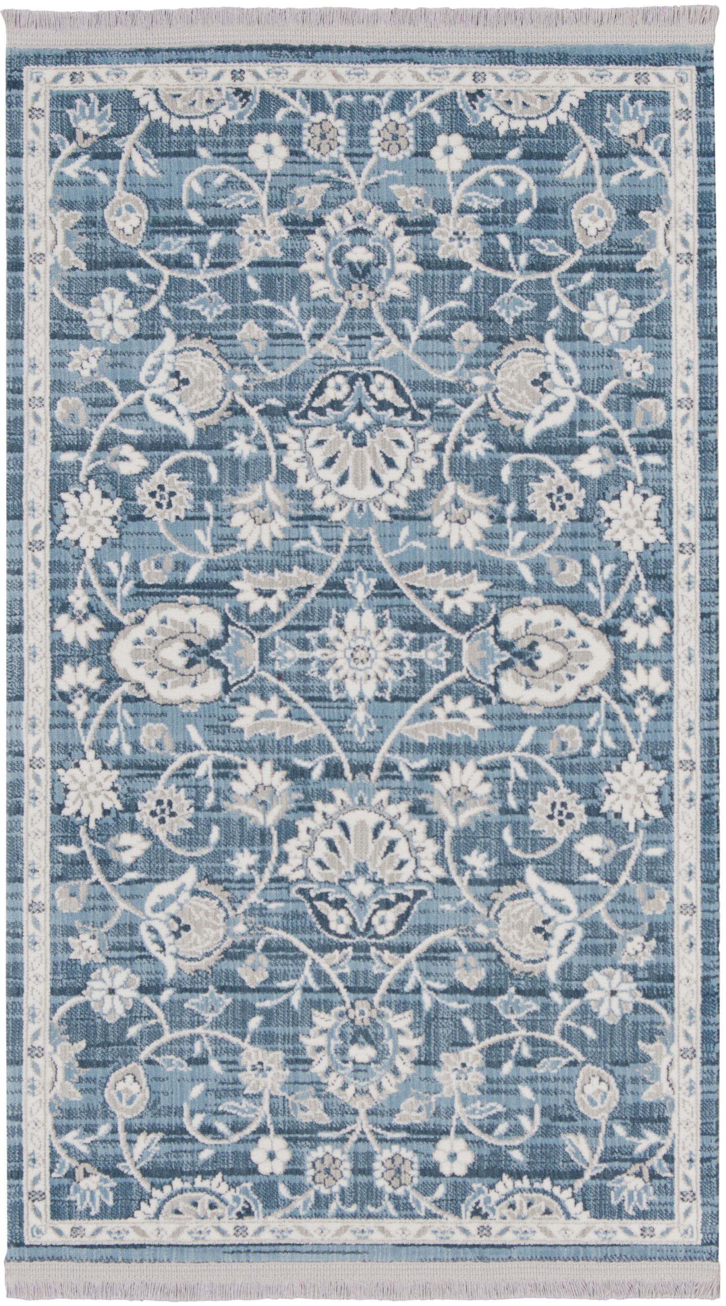 Nourison Home Lennox LEN01 Blue Ivory  Transitional Machinemade Rug