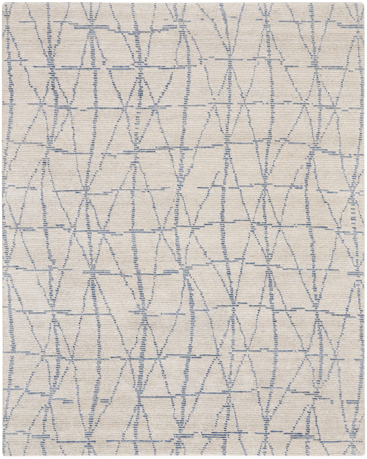 Nourison Home Ellora ELL02 Sky  Contemporary Knotted Rug