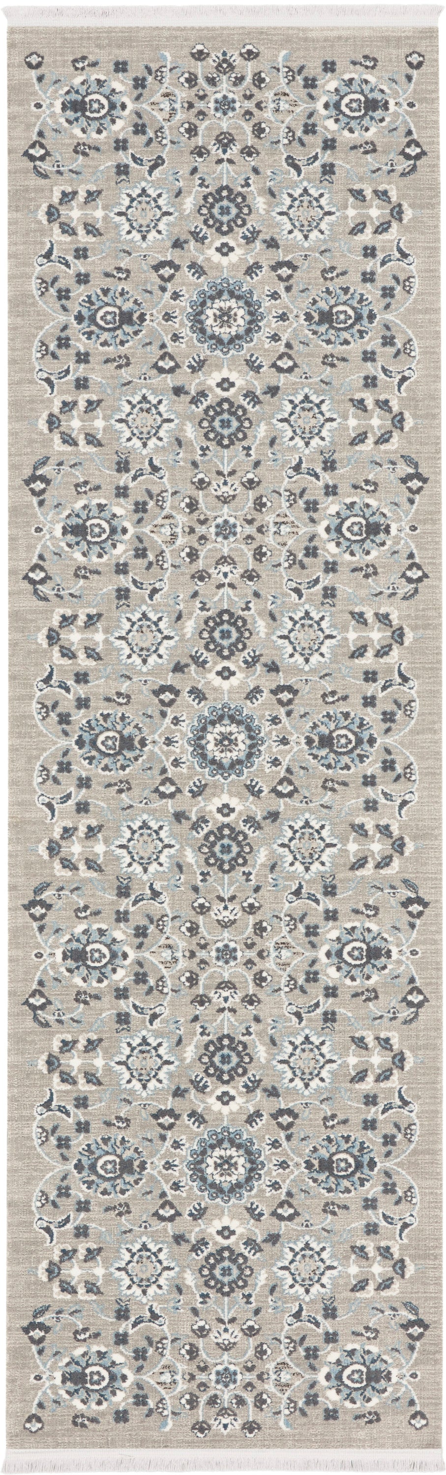 Nourison Home Lennox LEN04 Grey Blue Transitional Machinemade Rug