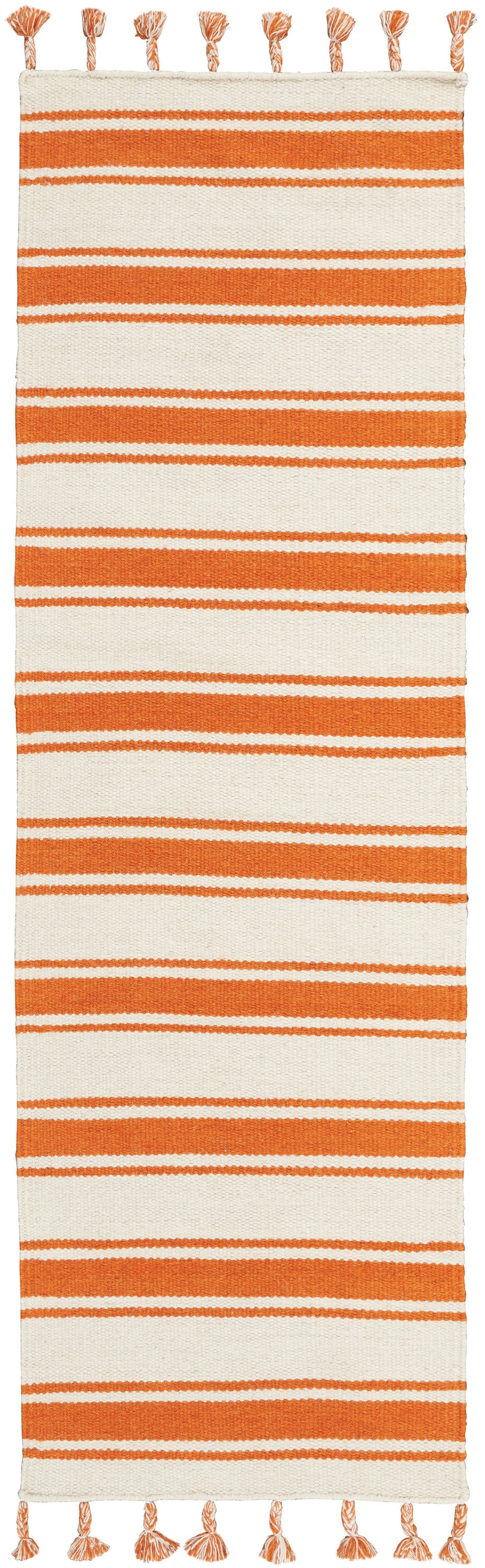 Nourison Home Rio Vista DST01 Ivory Orange Contemporary Woven Rug