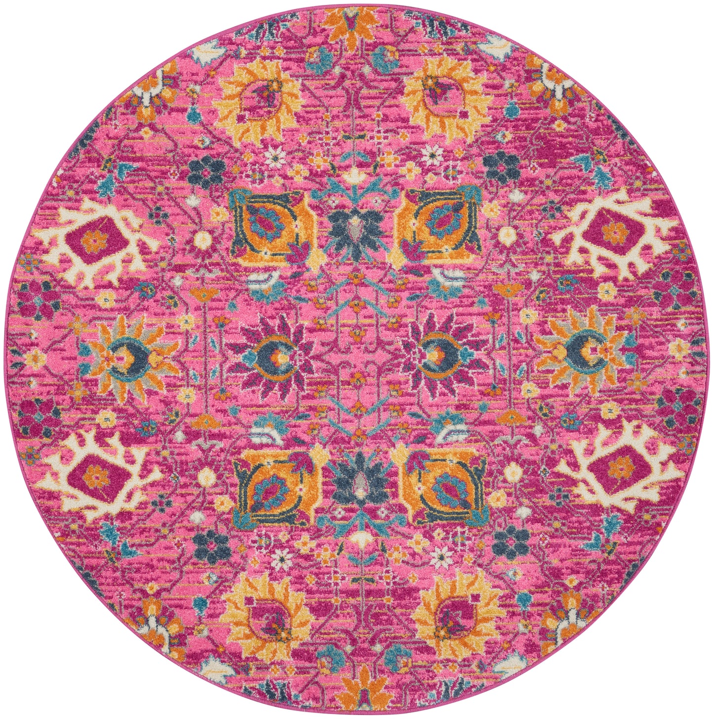 Nourison Home Passion PSN01 Fuchsia  Transitional Machinemade Rug