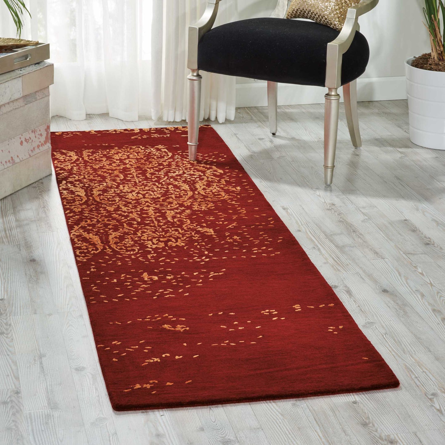 Nourison Home Opaline OPA08 Fire  Transitional Tufted Rug