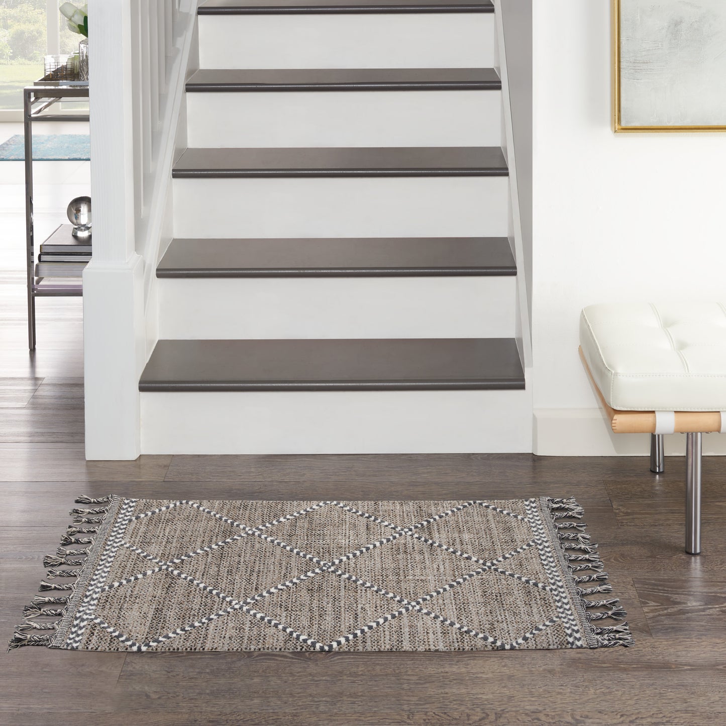 Nourison Home Asilah ASI01 Mocha  Contemporary Machinemade Rug