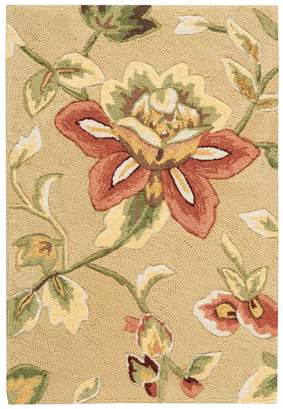 Nourison Home Fantasy FA11 Beige Transitional Tufted Rug