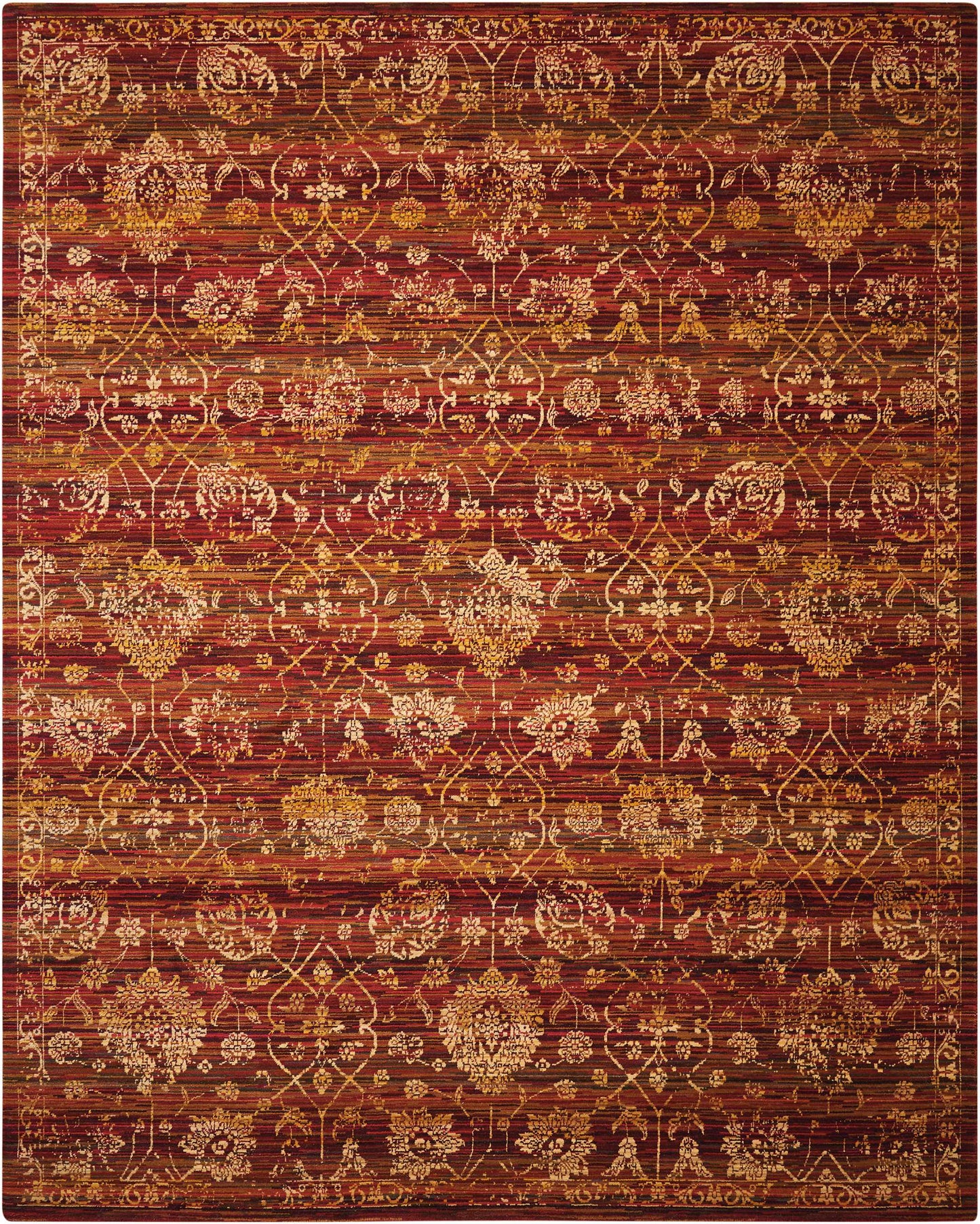 Nourison Home Rhapsody RH007 Sienna Gold  Transitional Loom Rug